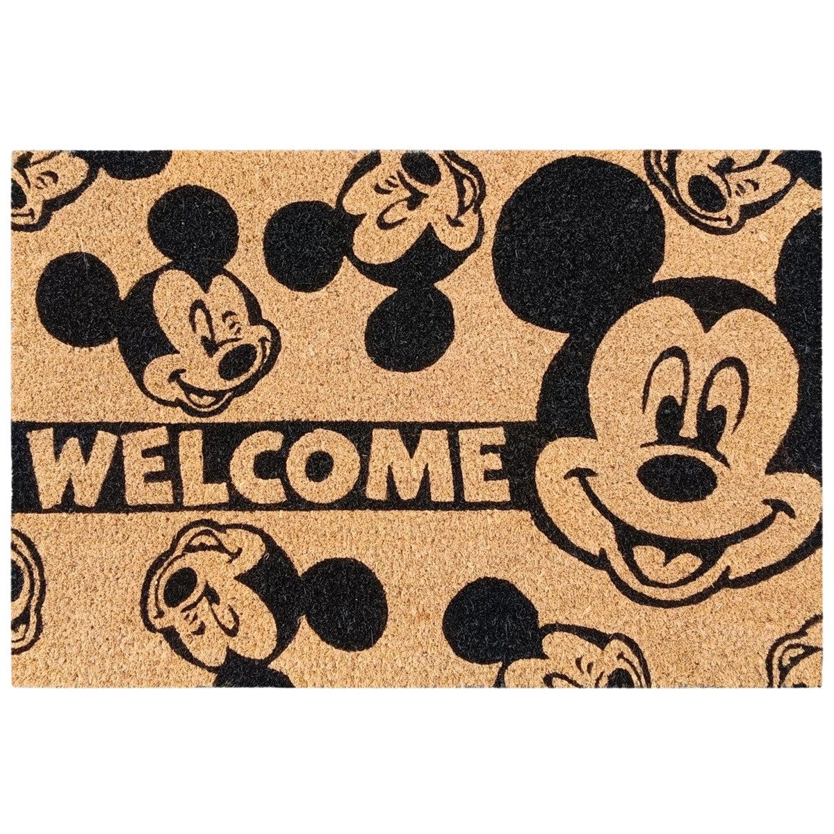 Disney Fußmatte Stitch Kokos Türmatte 40 x 60 cm für Innen & Außen, Höhe: 1.5 mm
