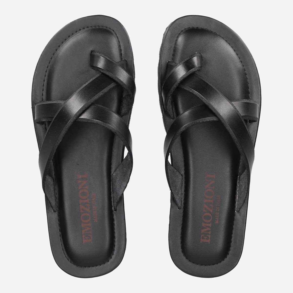 Emozioni Emozioni M5003 Nero, Sandaletten, Schwarz, Herren Sandalette