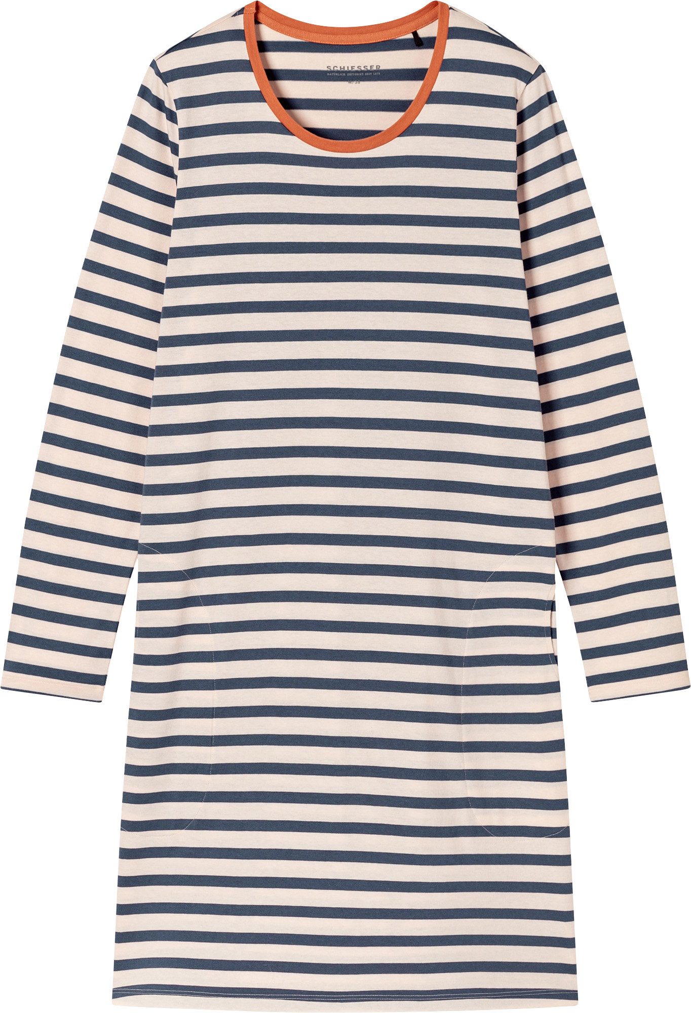 Schiesser Nachthemd Damen-Nachthemd Single-Jersey Streifen günstig online kaufen