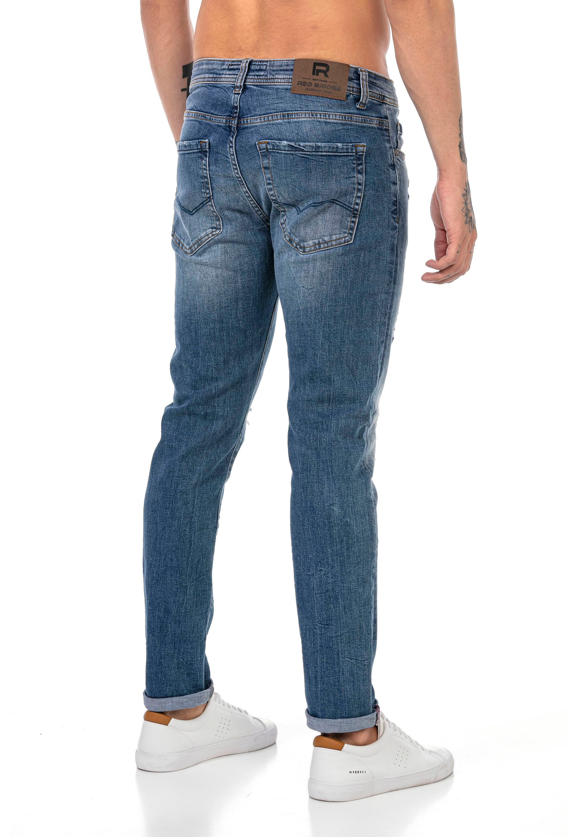 RedBridge Slim-fit-Jeans im Used Look mit modischen Details für Alltag und Freizeit – Bild 3 von 5