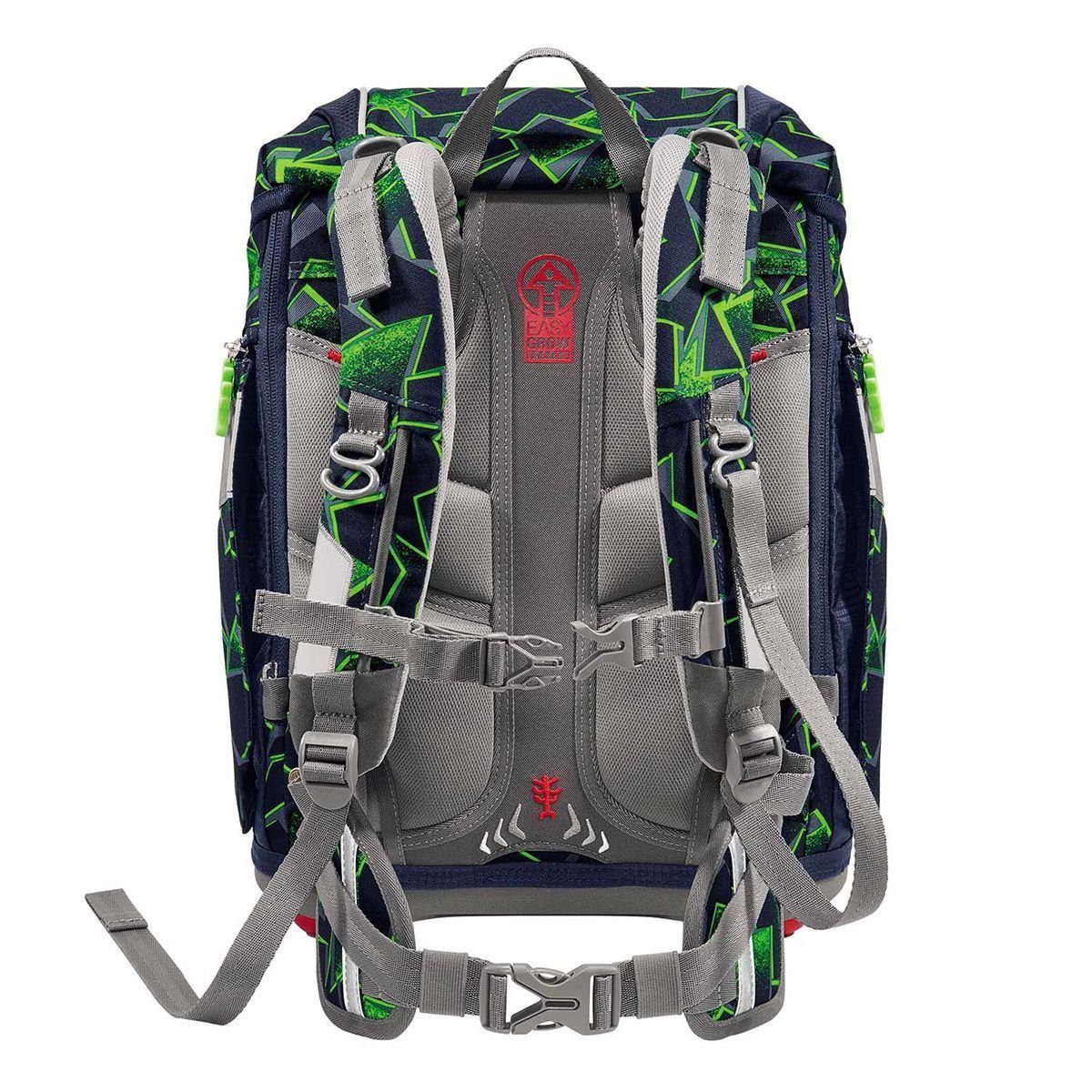 Step by Step Schulrucksack 2in1 Plus (6tlg., inkl. Federmäppchen, Schlamperrolle, Sportbeutel, Magic Mags, S)