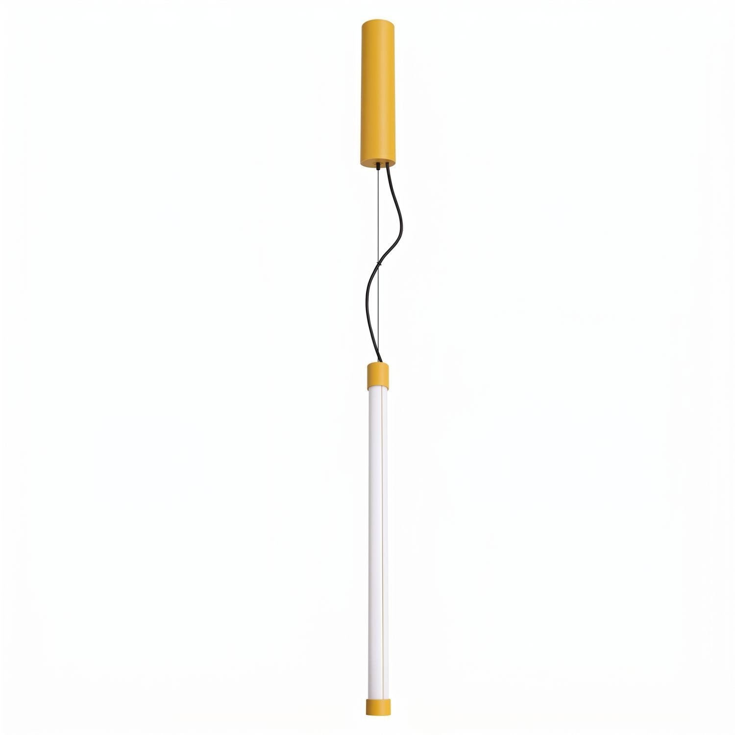 Licht-Erlebnisse Pendelleuchte ORSAY, LED fest integriert, Neutralweiß, LED Metall Dimmer D: 3 cm rund H: max. 200 cm Gelb 4000 K 1570 lm