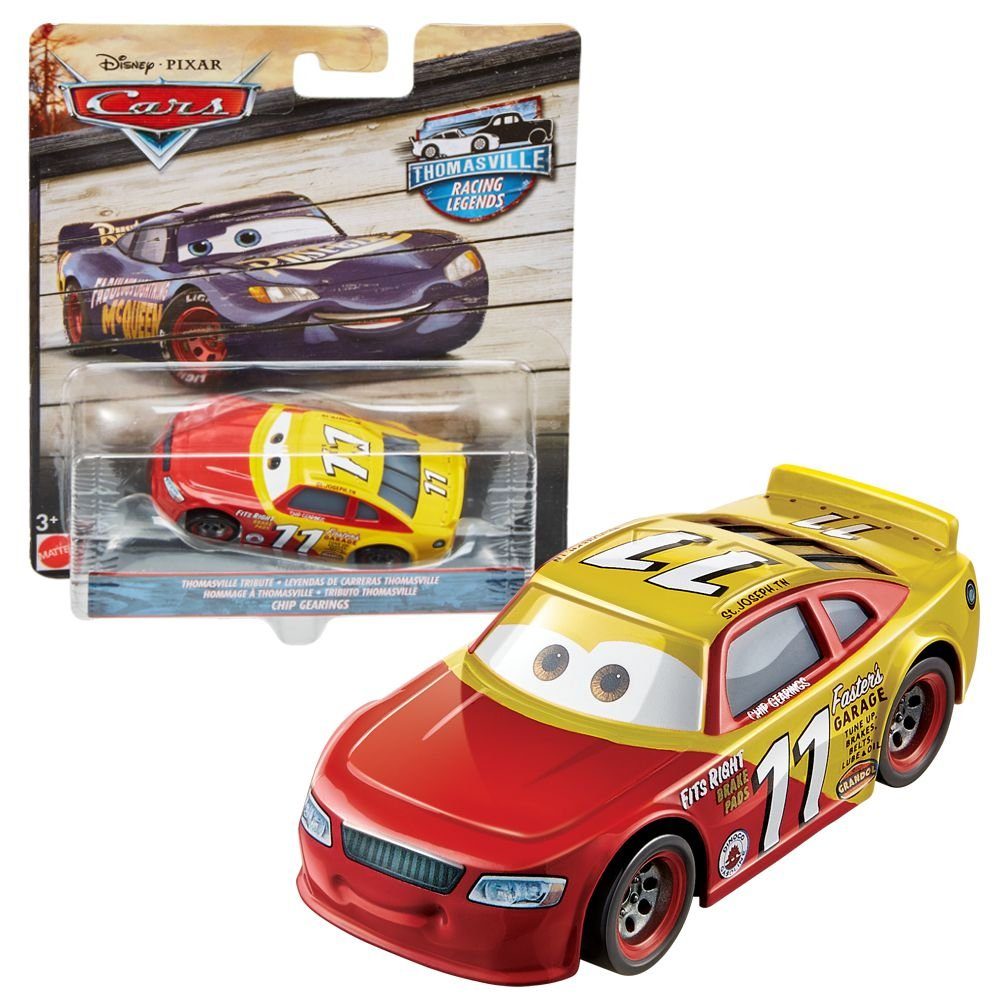 Disney Cars Spielzeug-Rennwagen Renn-Legenden Thomasville Racing Disney Cars Cast 1:55 Fahrzeuge Chip Gearings / Combuster