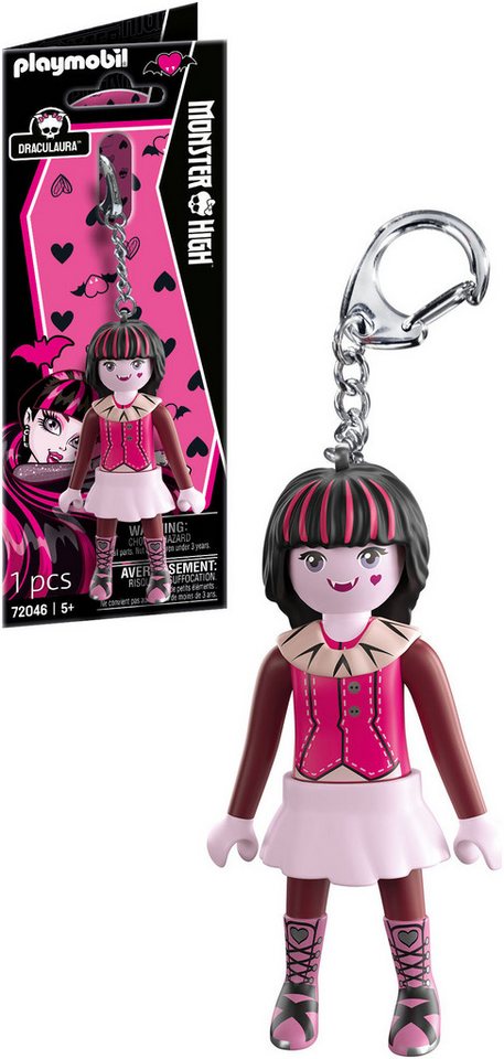 Playmobil® Draculaura Anhänger (72046), Monster High™ Konstruktions-Spielset, (1 St), Anhänger, Figur