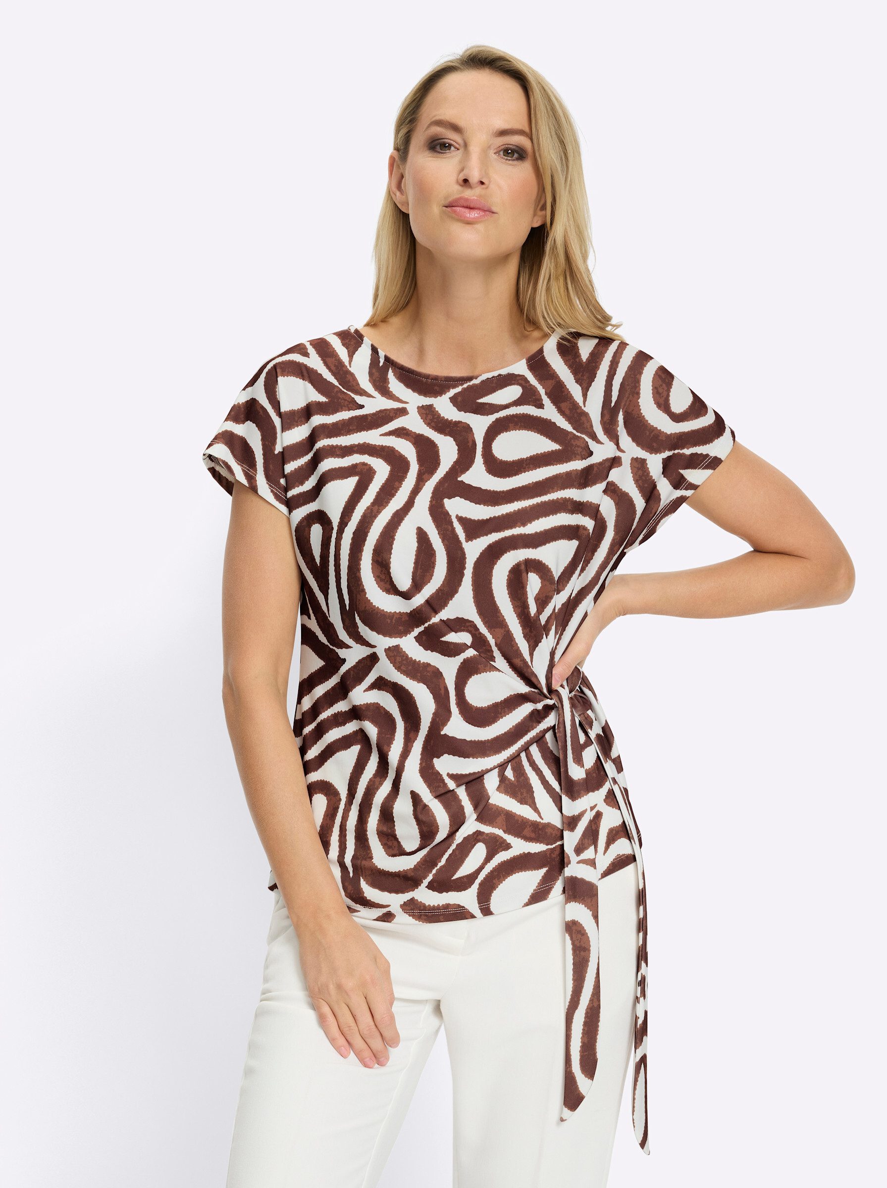T-Shirt Druck-Shirt Kurzarm