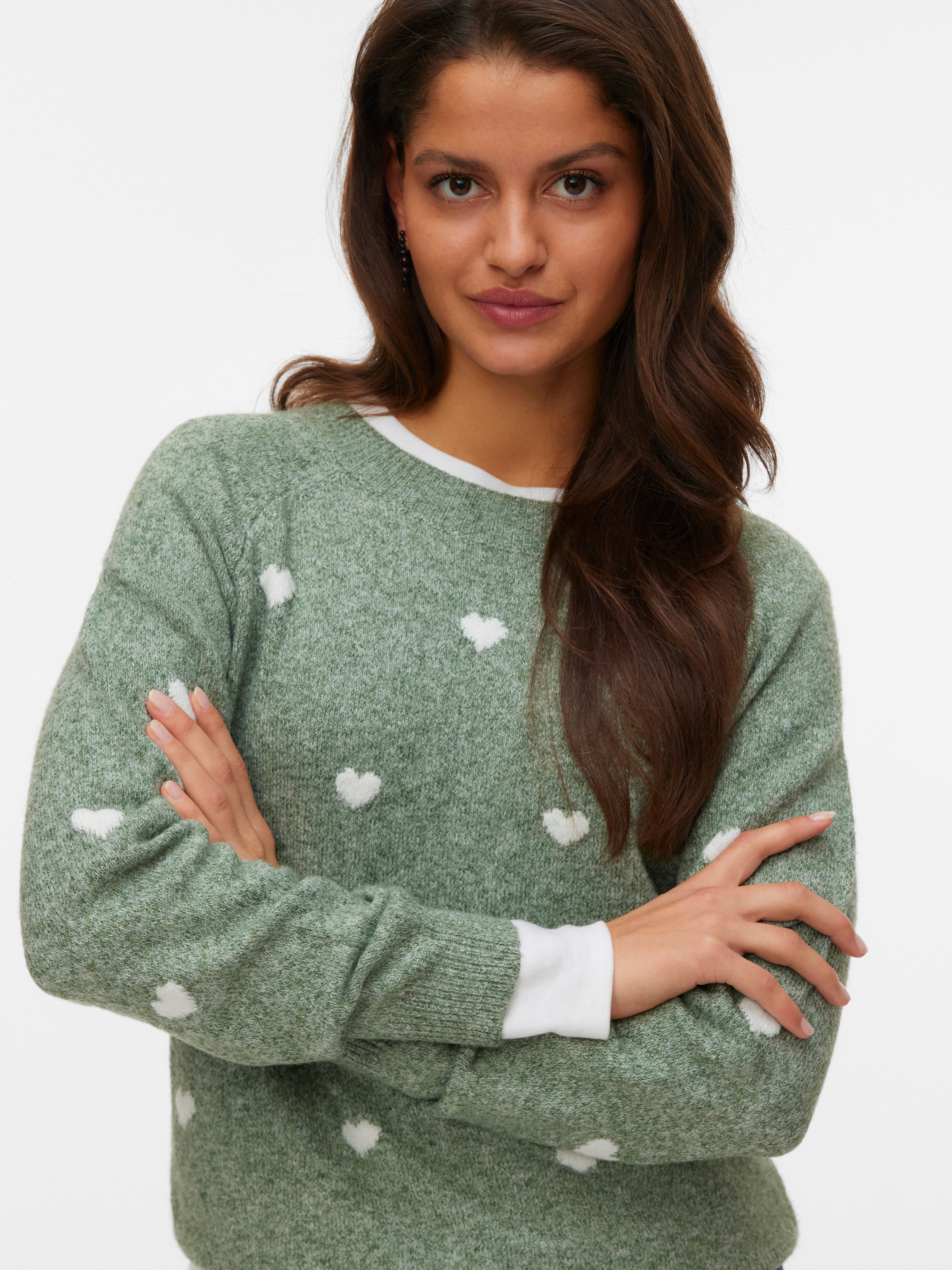 Vero Moda Rundhalspullover VMDOFFY INTARSIA LS günstig online kaufen