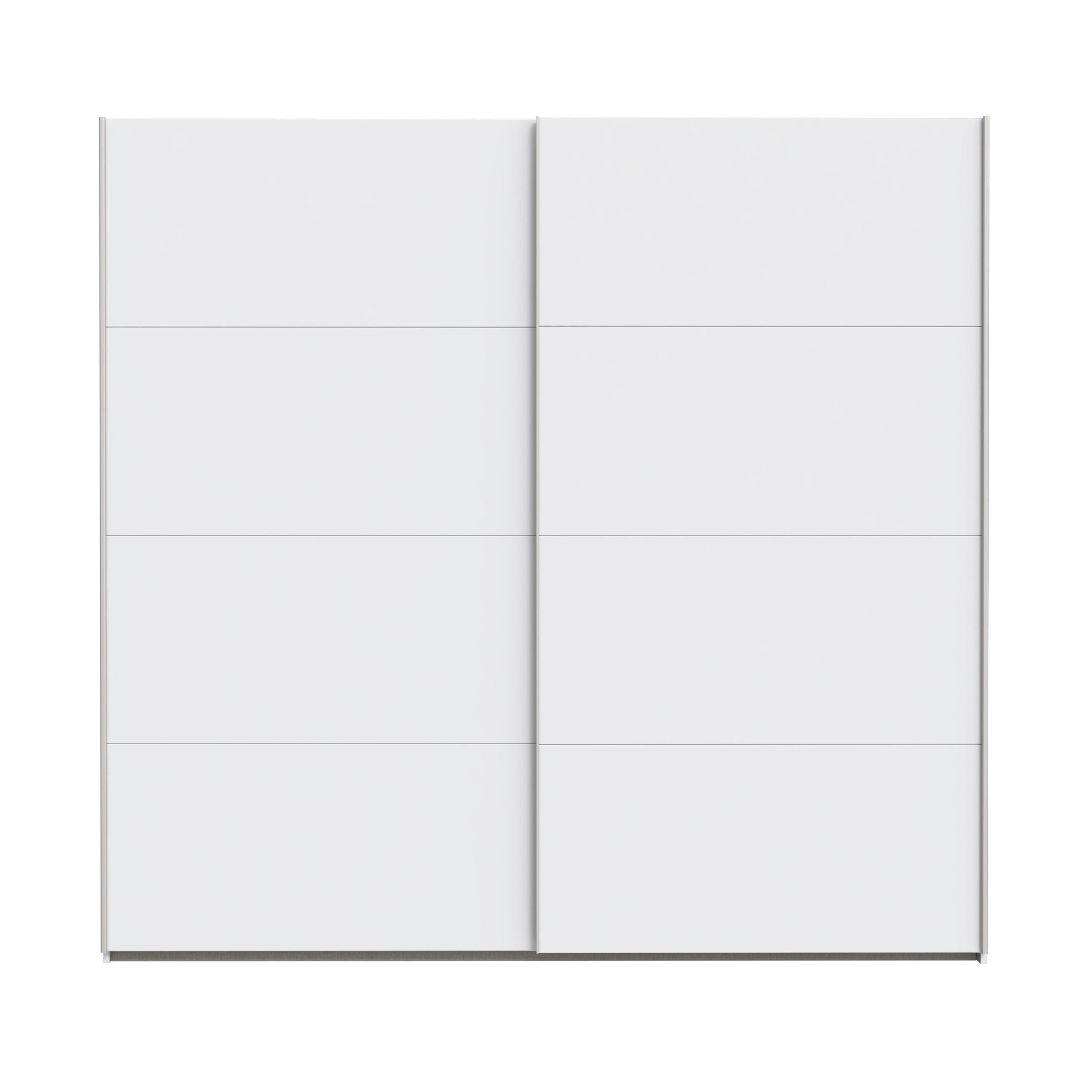 FORTE Schiebetürenschrank in weiss - 220,1x210,5x61,2cm (BxHxT)