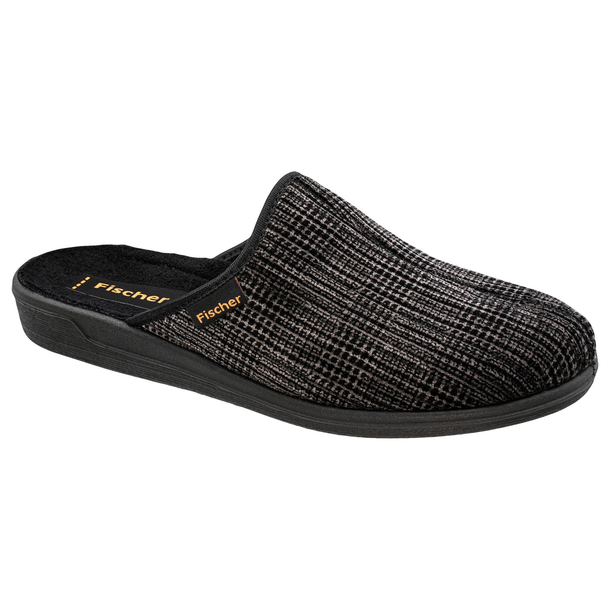 Fischer-Markenschuh Pantoffeln Frank Hausschuh mit leichter PU-Laufsohle