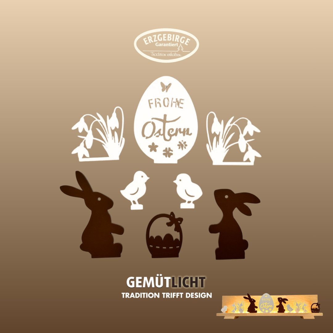 Weigla Dekofigur Figurenset "Ostern" für WEIGLA Dekosockel, aus Holz (Set, günstig online kaufen