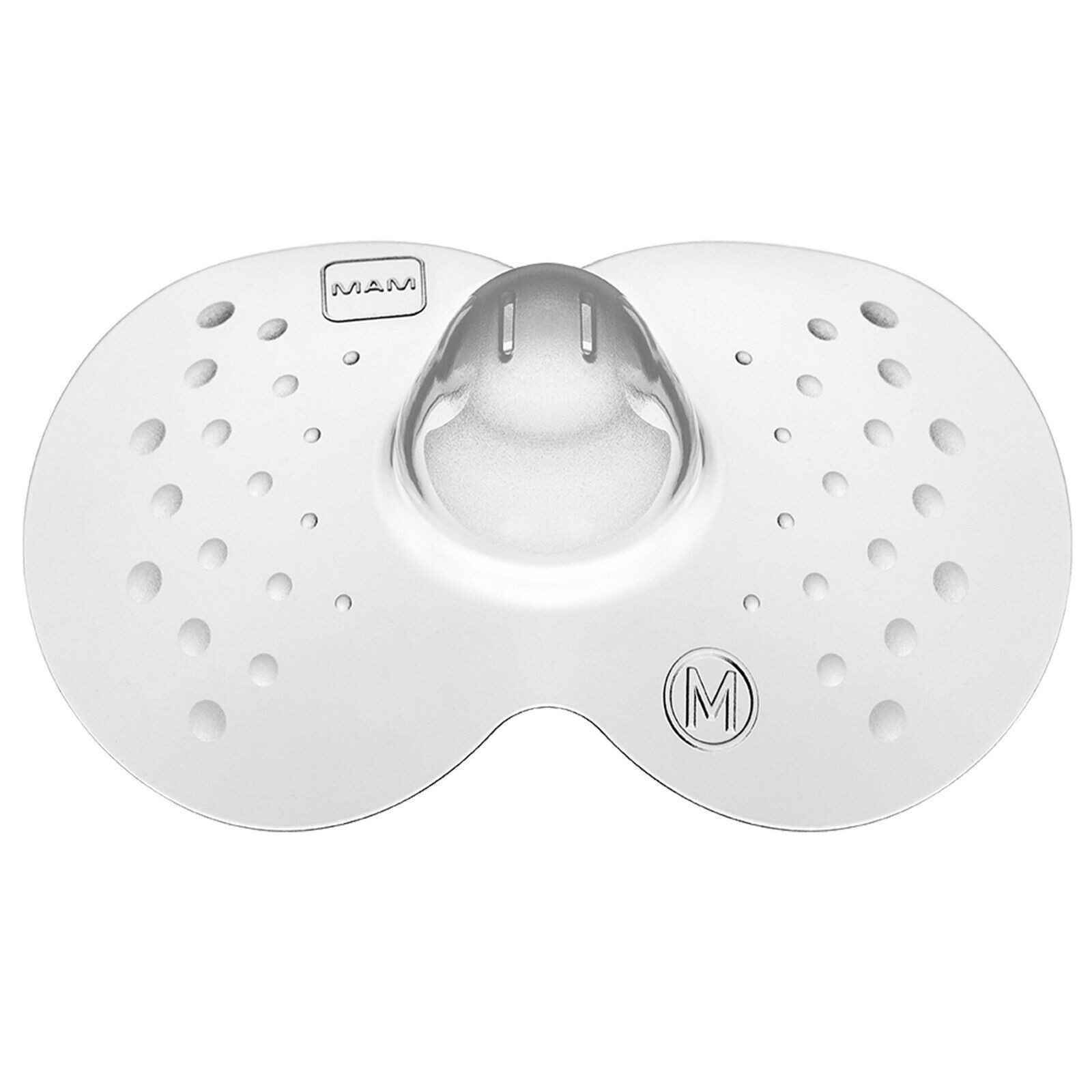 MAM BH-Stilleinlagen Stillhütchen Brusthütchen SkinSoft Silikon, M Gr., mit Aufbewahrungsbox