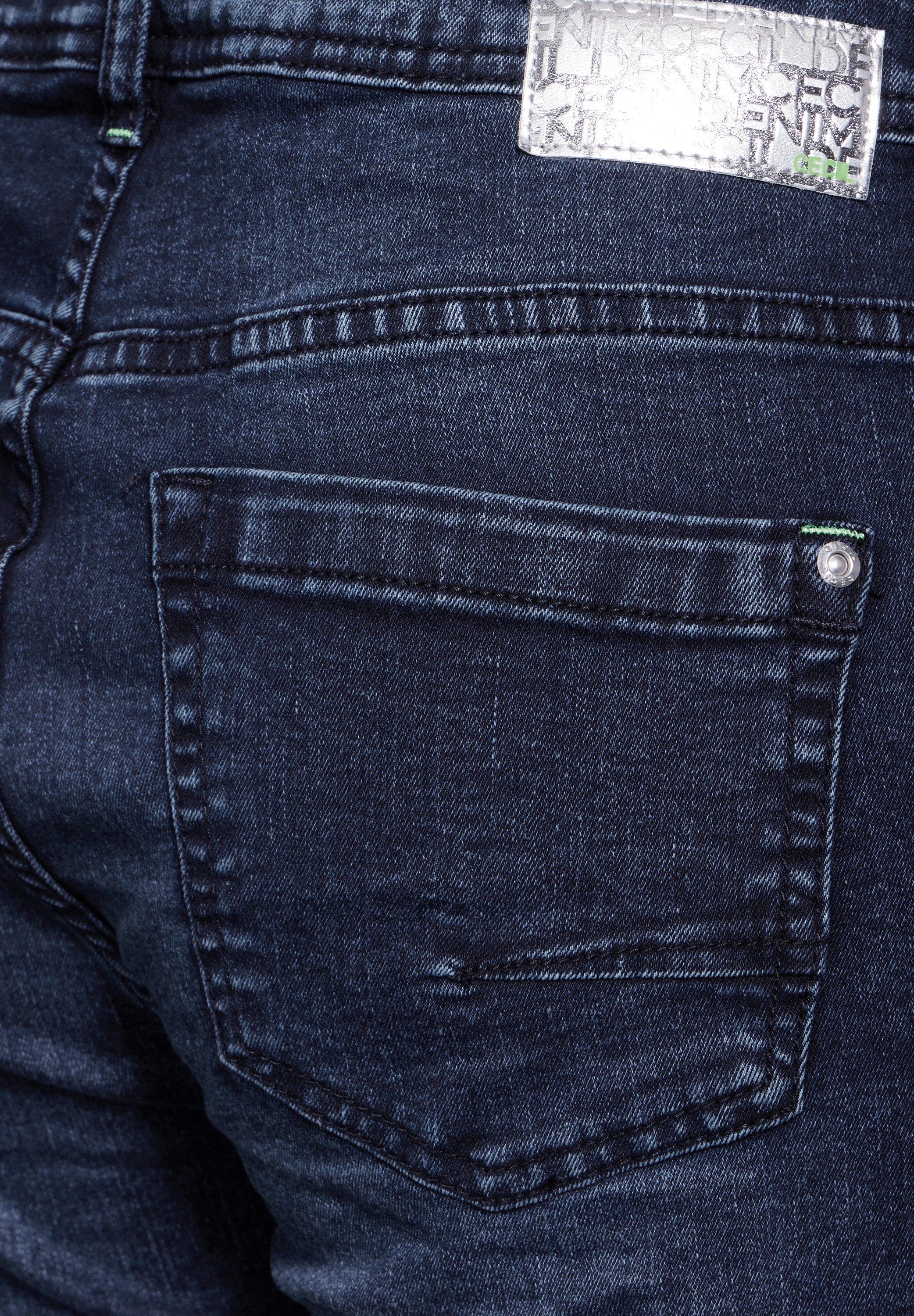 CECIL Slim-fit-Jeans High Waist