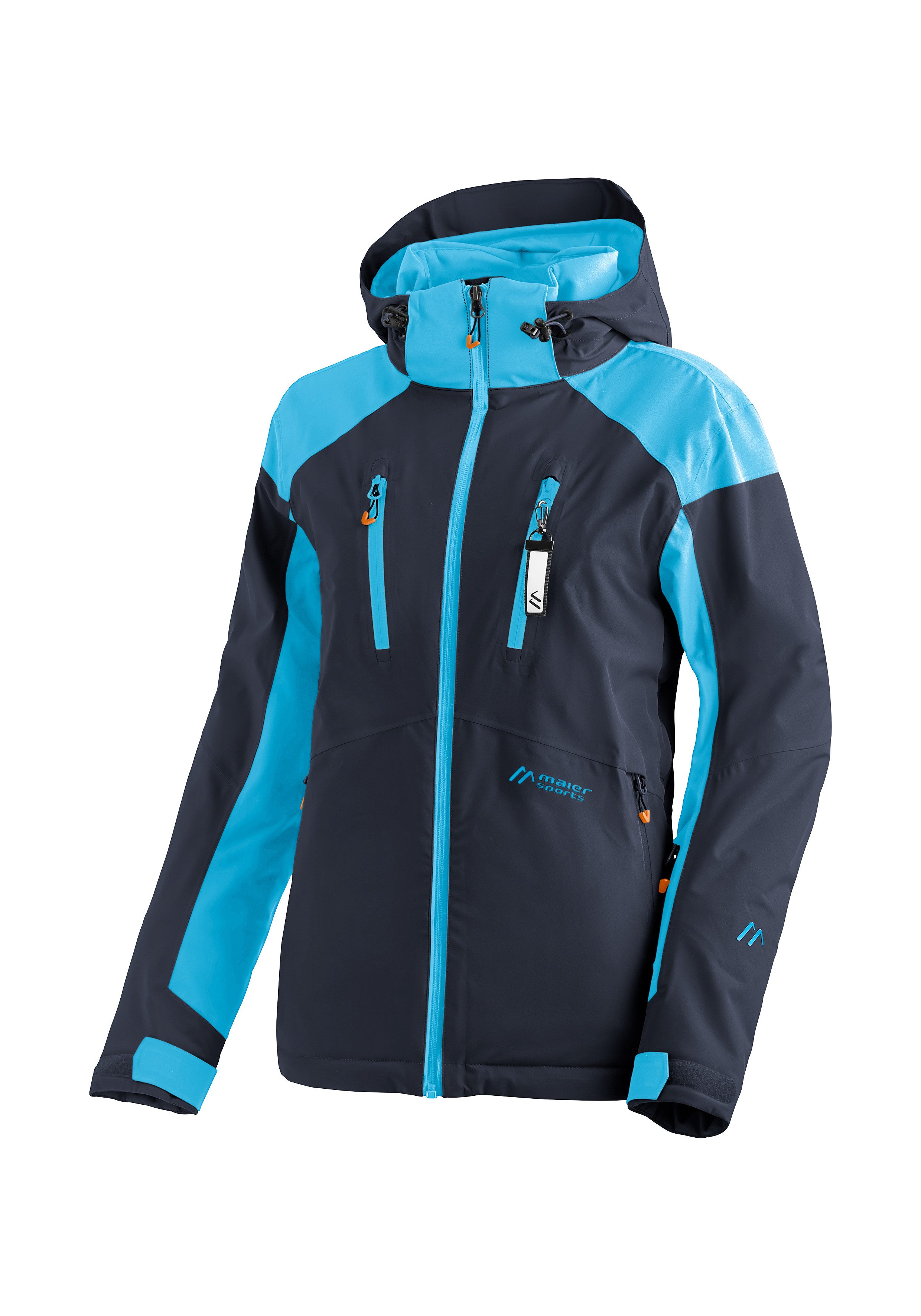 Maier Sports Skijacke Vratna Damen Winterjacke, wind/wasserdicht, 4 RV-Taschen und Kapuze