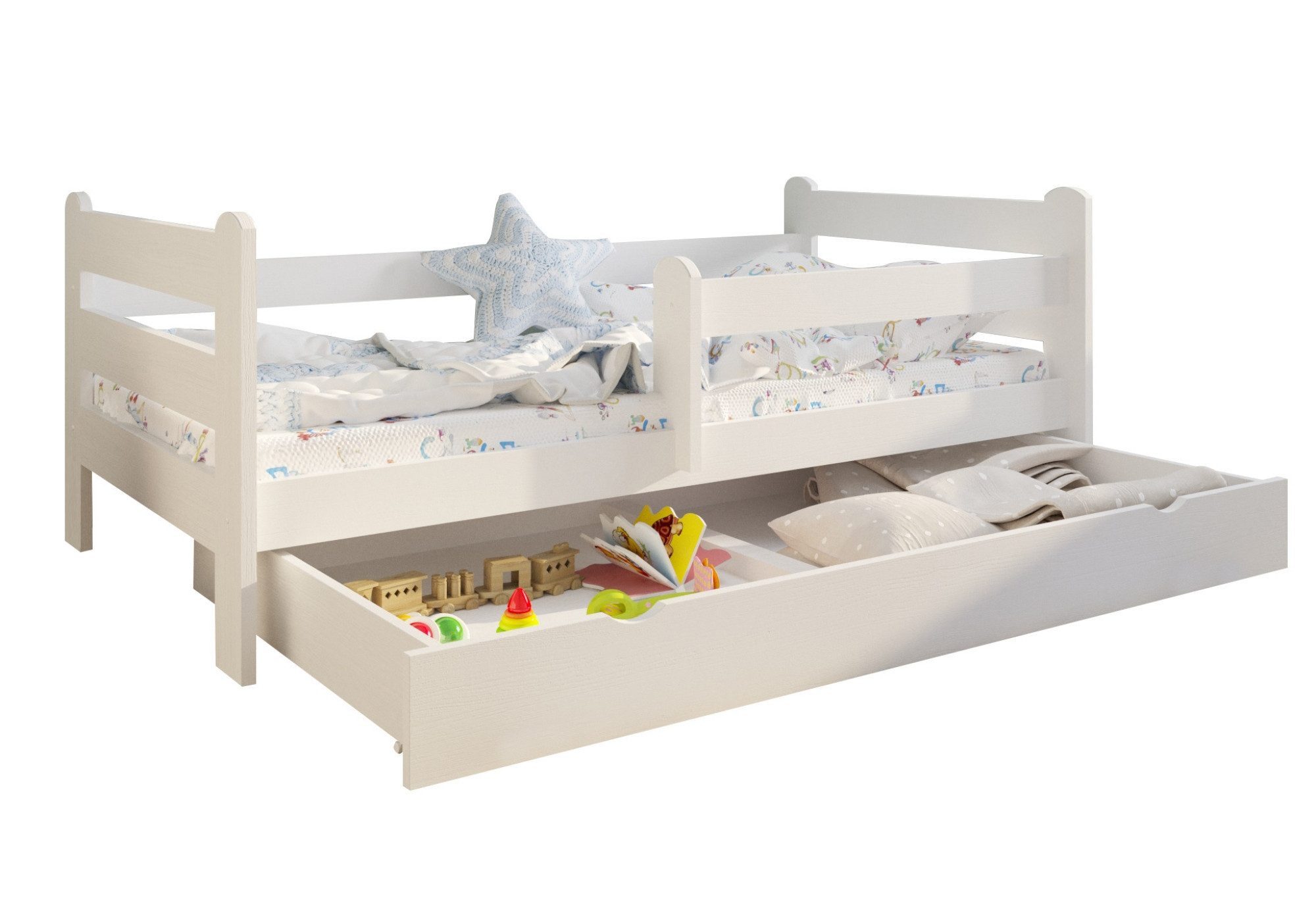 Kids Collective Kinderbett weiß 80x160 90x200 günstig online kaufen