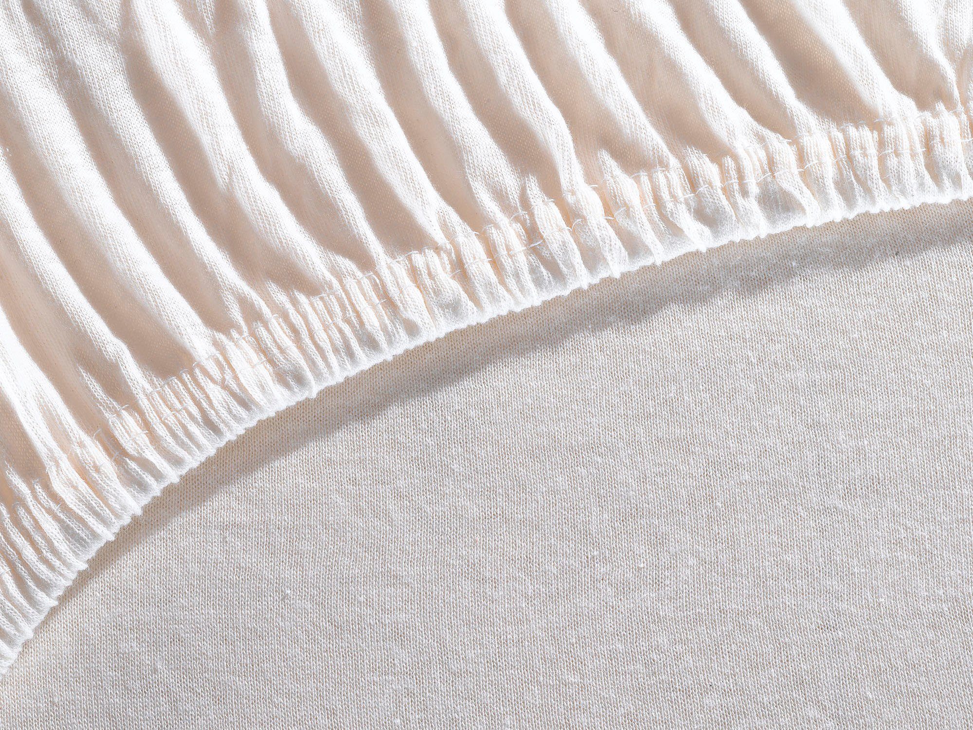 Hometex Premium Textiles Spannbettlaken Exclusive Topper-Spannbettlaken, Jersey, Für Matratzentopper und Boxspringbett Topper – Bild 4 von 5
