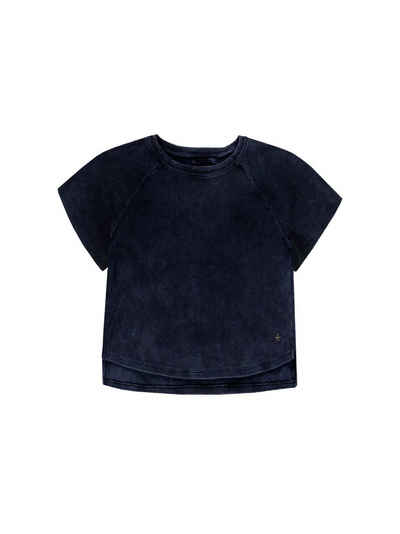 Esprit T-Shirt »Cropped T-Shirt mit Struktur aus Baumwolle« (1-tlg)