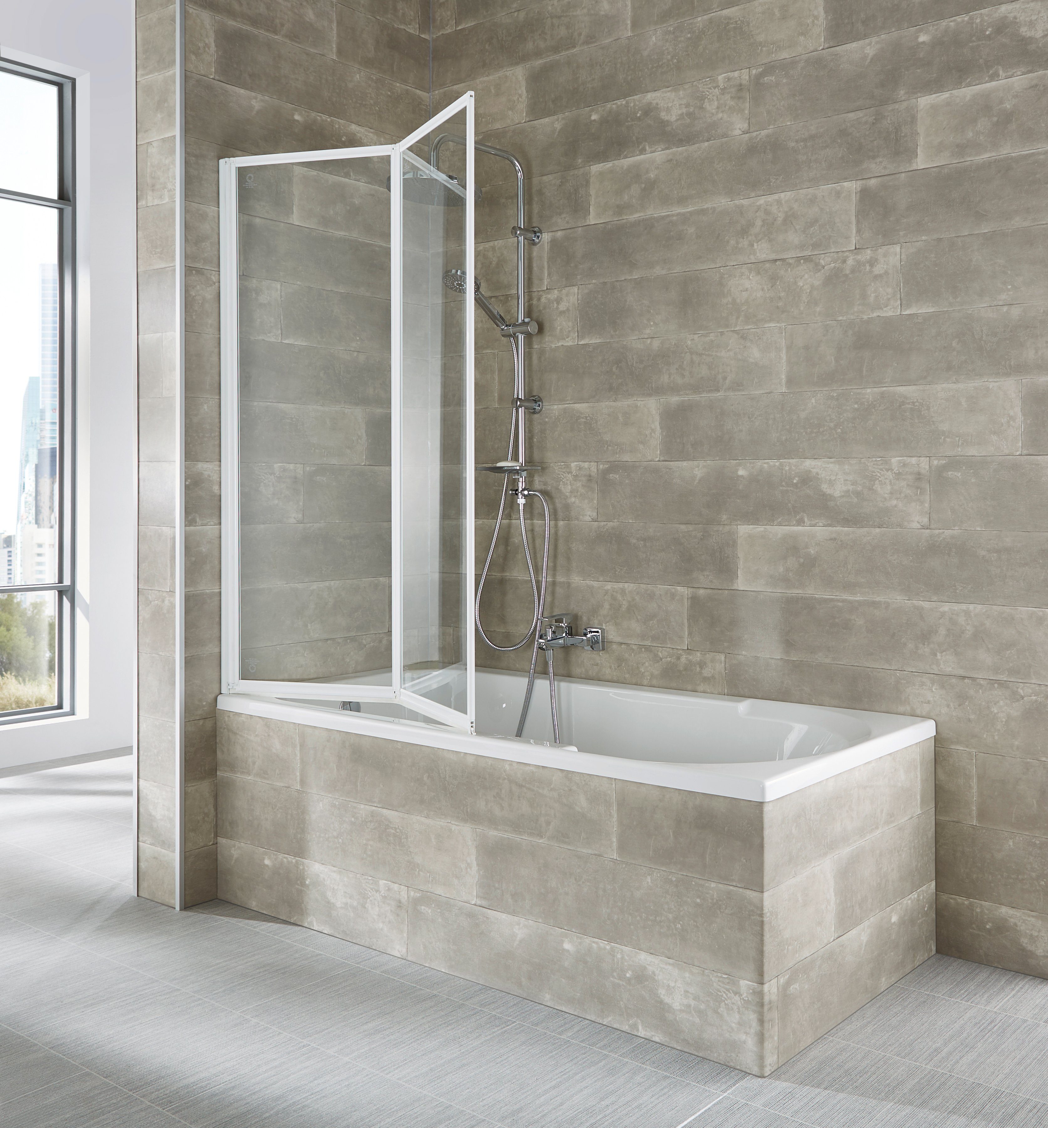 welltime Badewannenaufsatz Nassau, Einscheibensicherheitsglas, (2 tlg), Kom günstig online kaufen