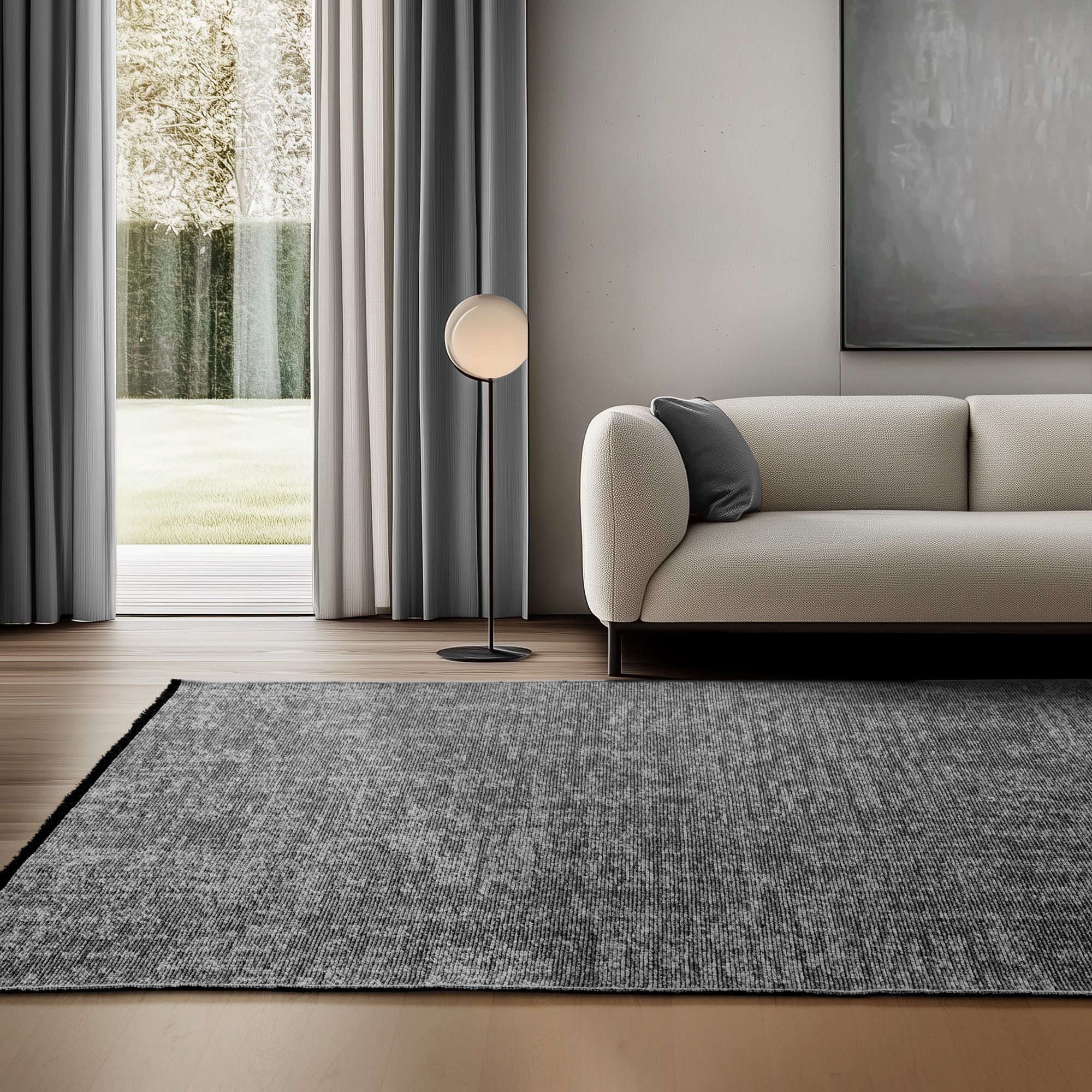 SIMPEX24 Teppich Boho Design, Rechteckig, Höhe: 7 mm, Baumwolle, Waschbarer günstig online kaufen