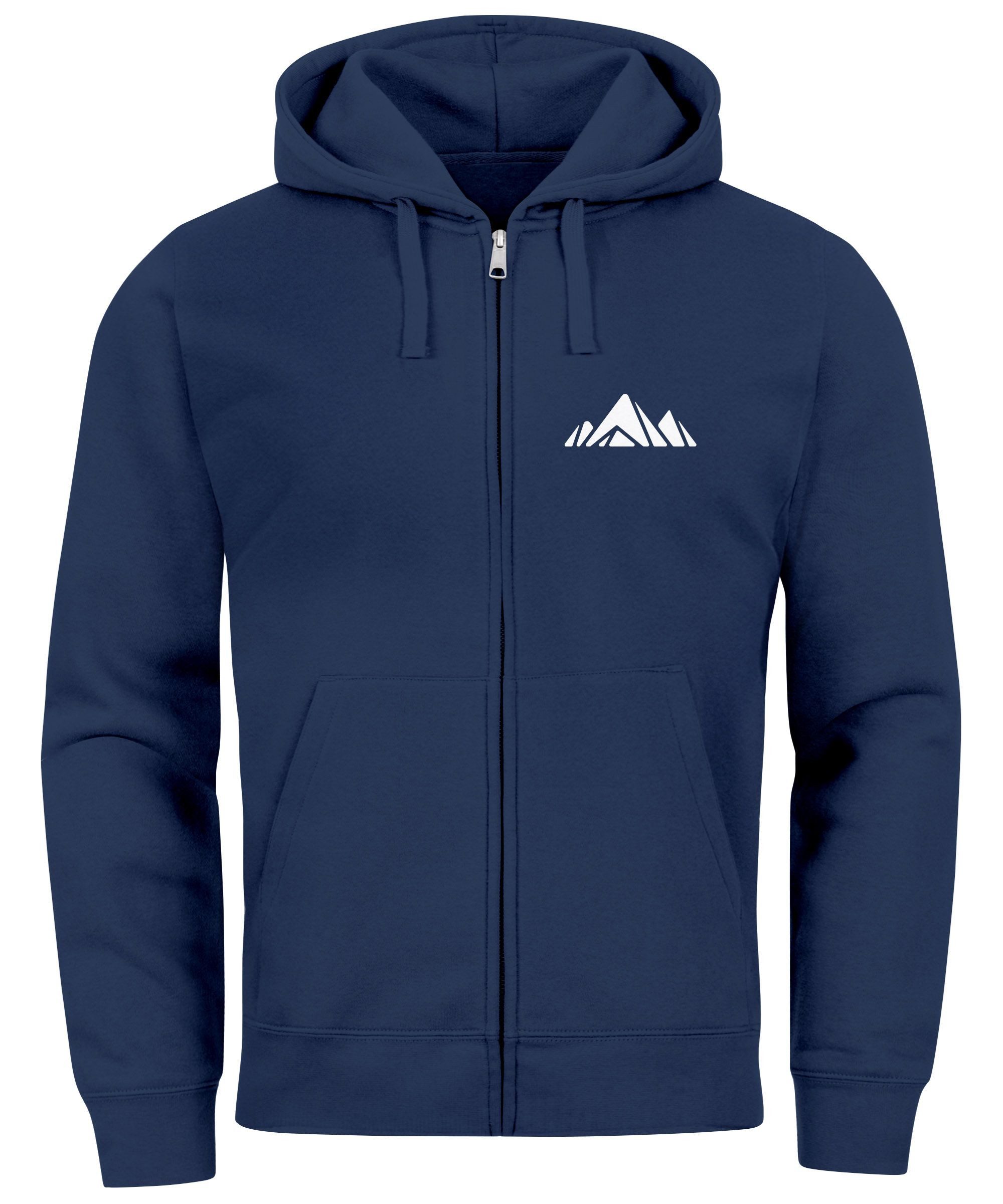 Neverless Sweatjacke Sweatjacke mit Kapuze Wandern günstig online kaufen