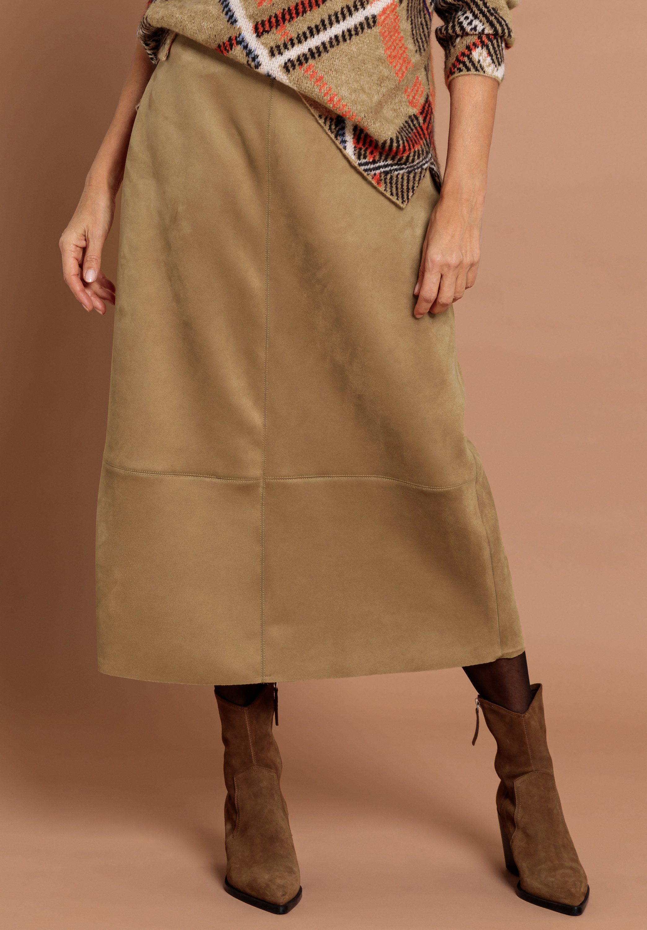 bianca Lederimitatrock KINA in stylischem Look günstig online kaufen