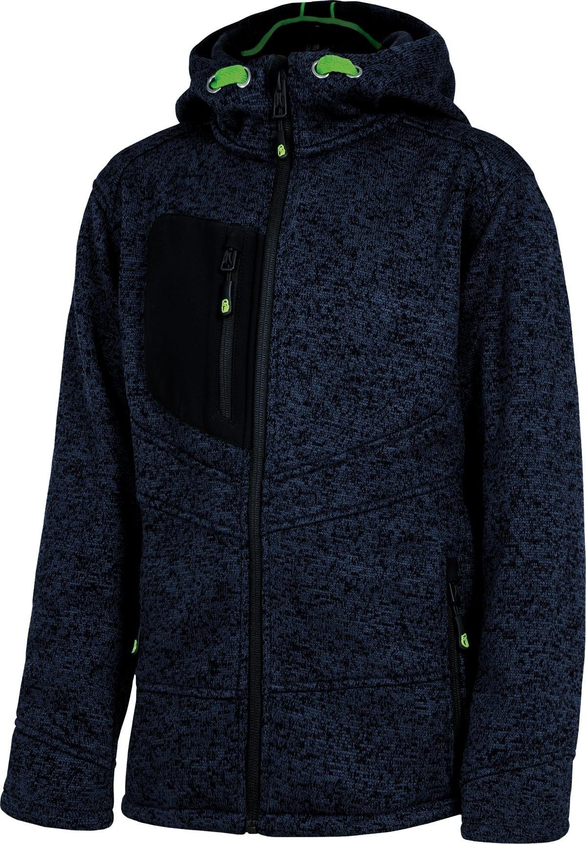 Arbeitshose Arbeitsjacke Kinder Strickjacke marine Gr. 98/104