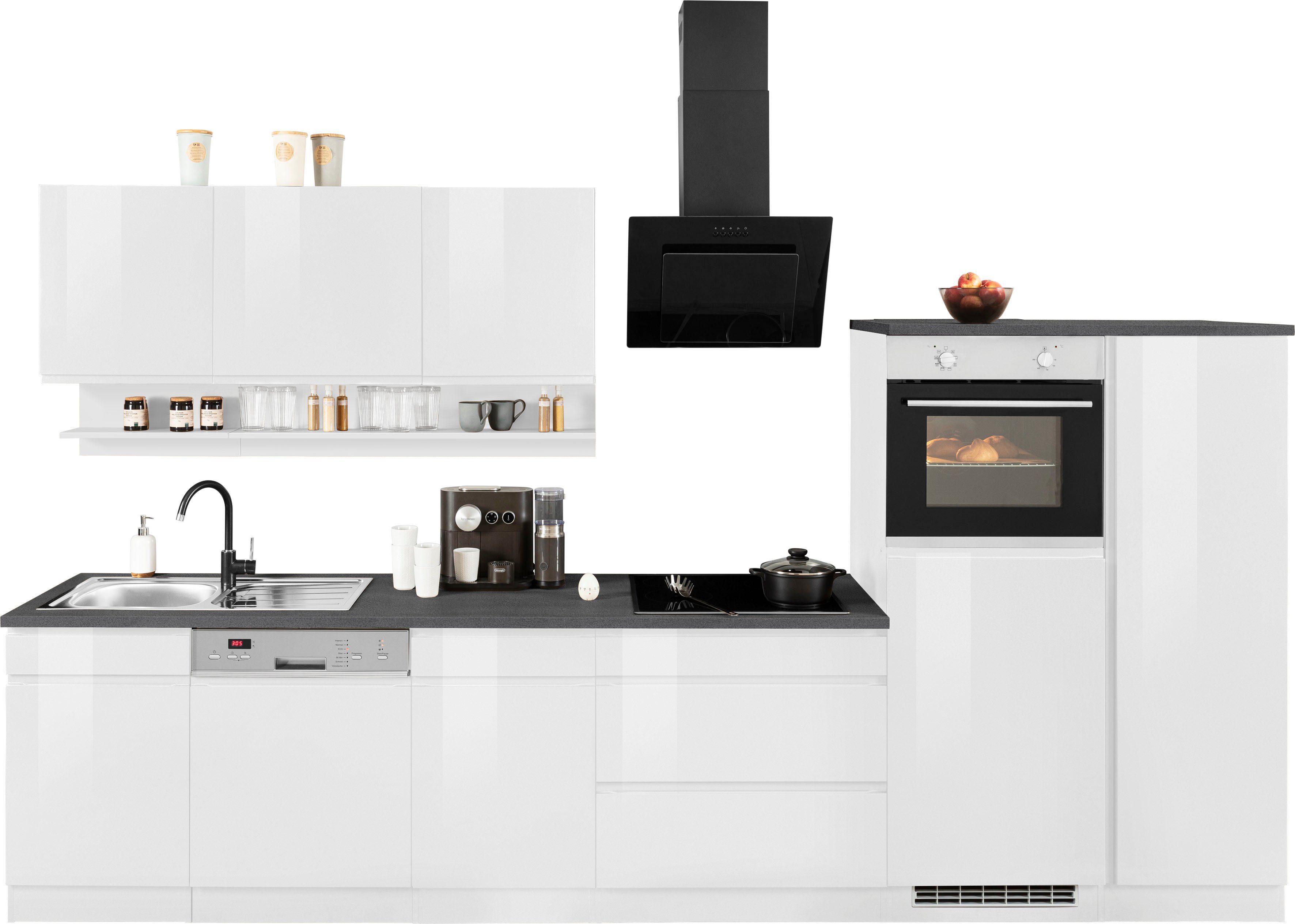 KOCHSTATION Küchenzeile KS-Virginia, Breite 350 cm, günstig online kaufen