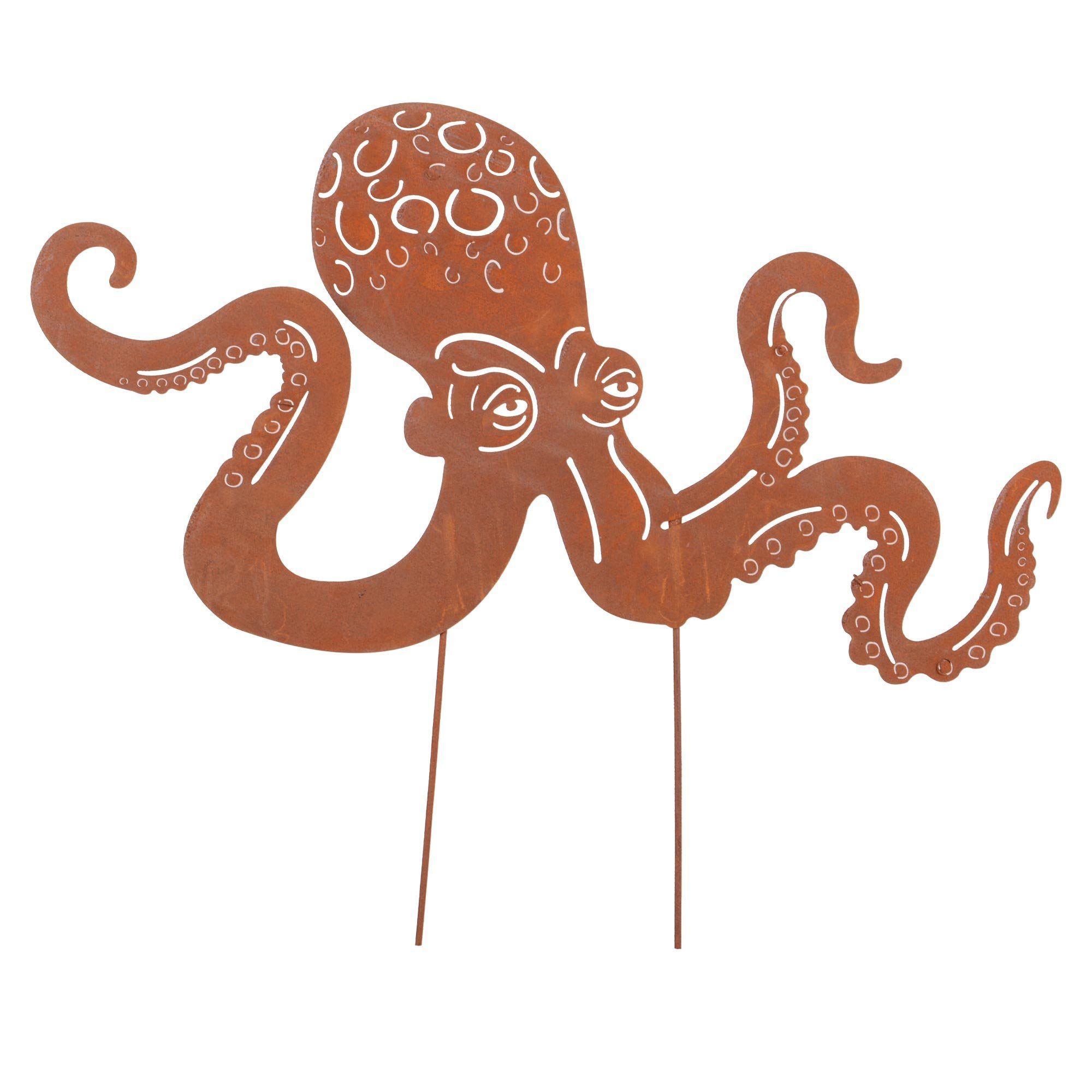 UNUS GARDEN Gartenstecker Roststecker Octopus (1-St)