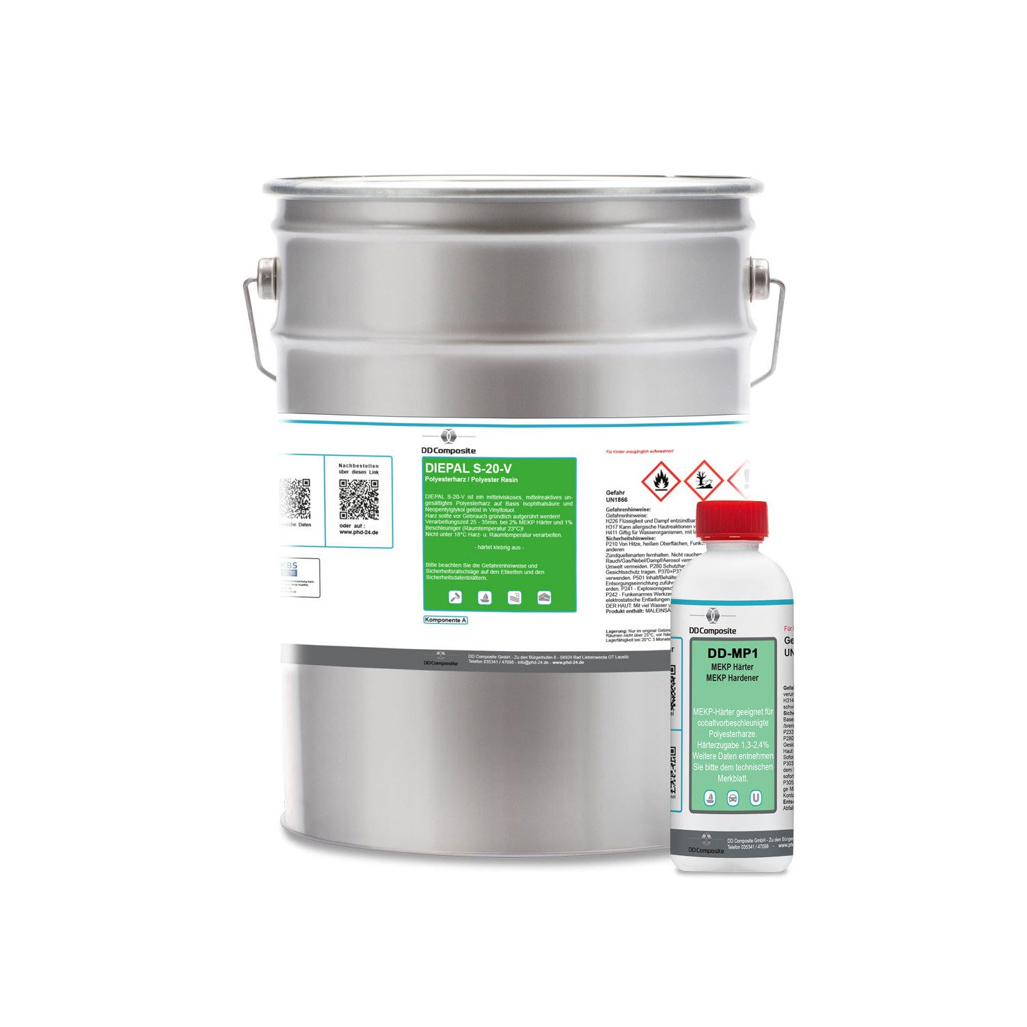 DD Composite Kunstharz 5kg DIEPAL S-20-V + 100g Härter