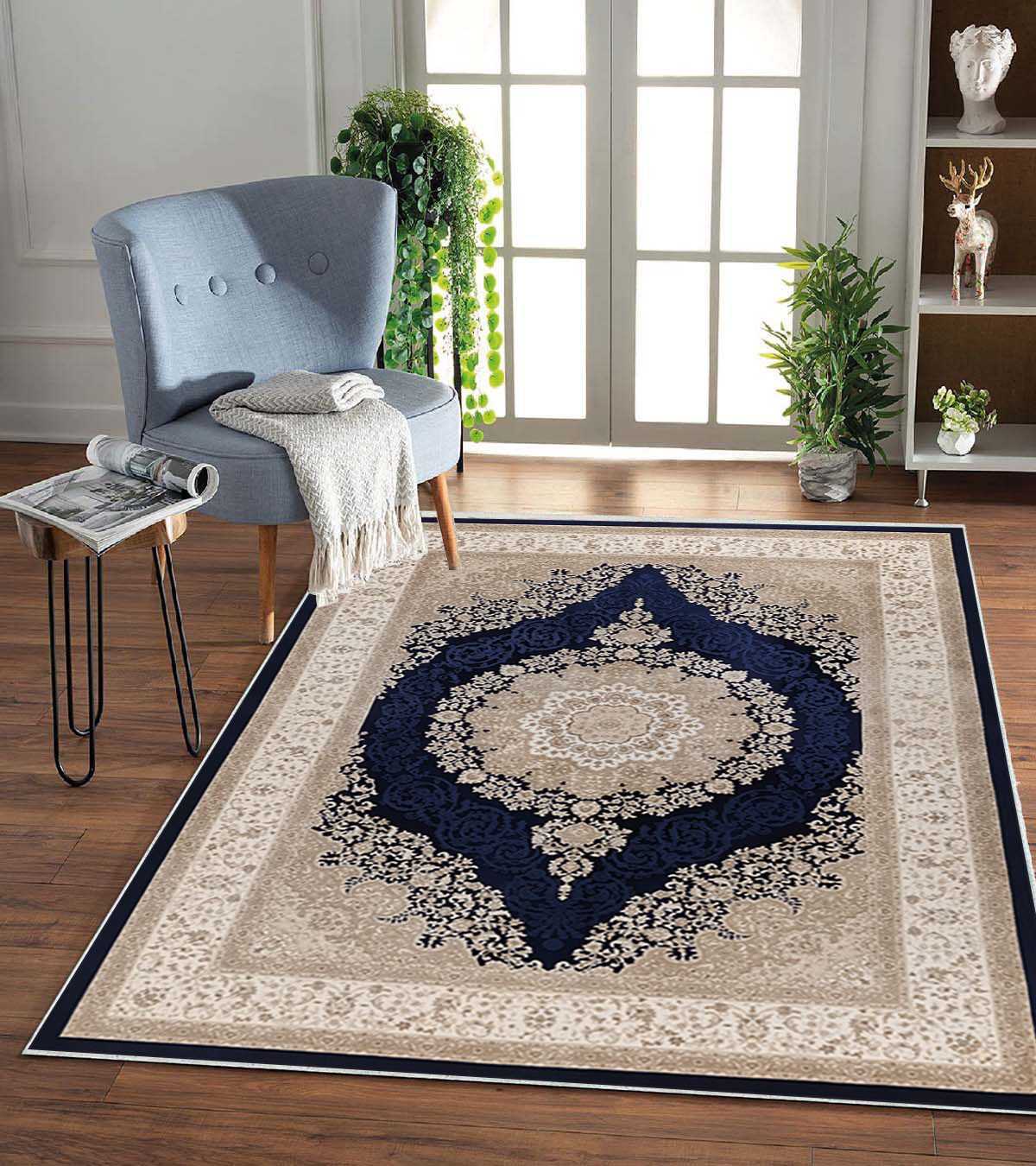 Teppich Orient Persisch Design Teppichläufer Waschbar Läufer Flach Wohnzimmer
