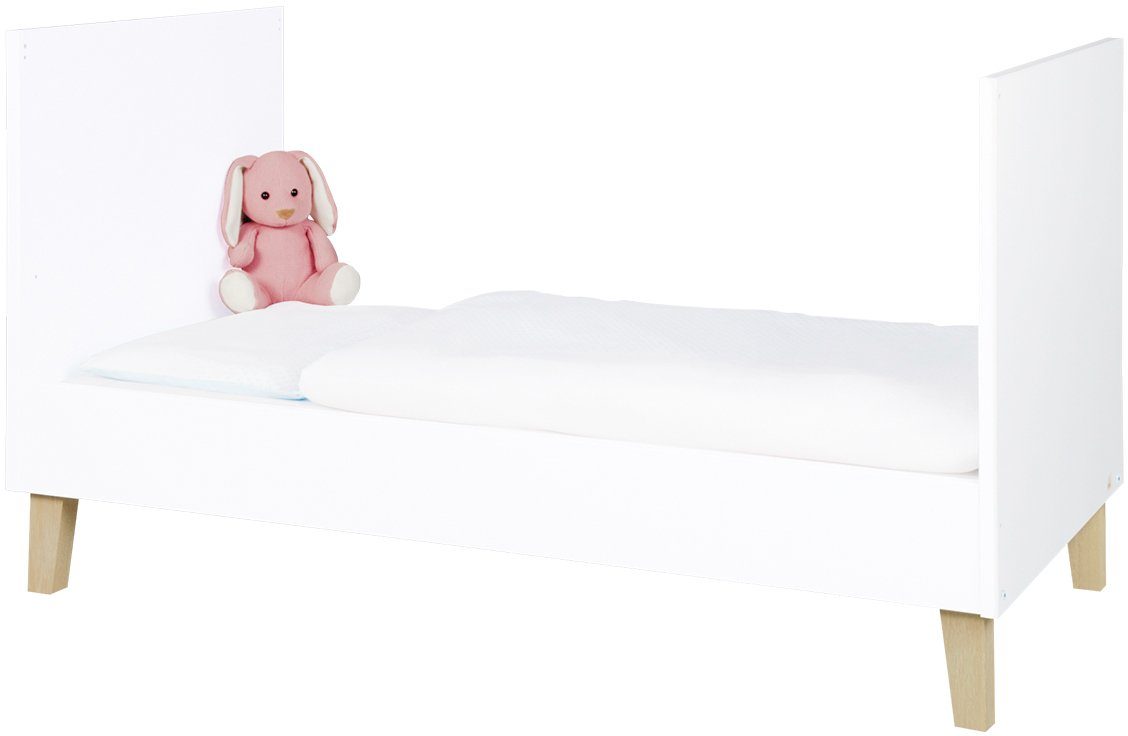 Pinolino® Babymöbel-Set Lumi, (Spar-Set, 2-St., Kinderbett, Wickelkommode), breit; Made in Europe; mit Kinderbett und Wickelkommode