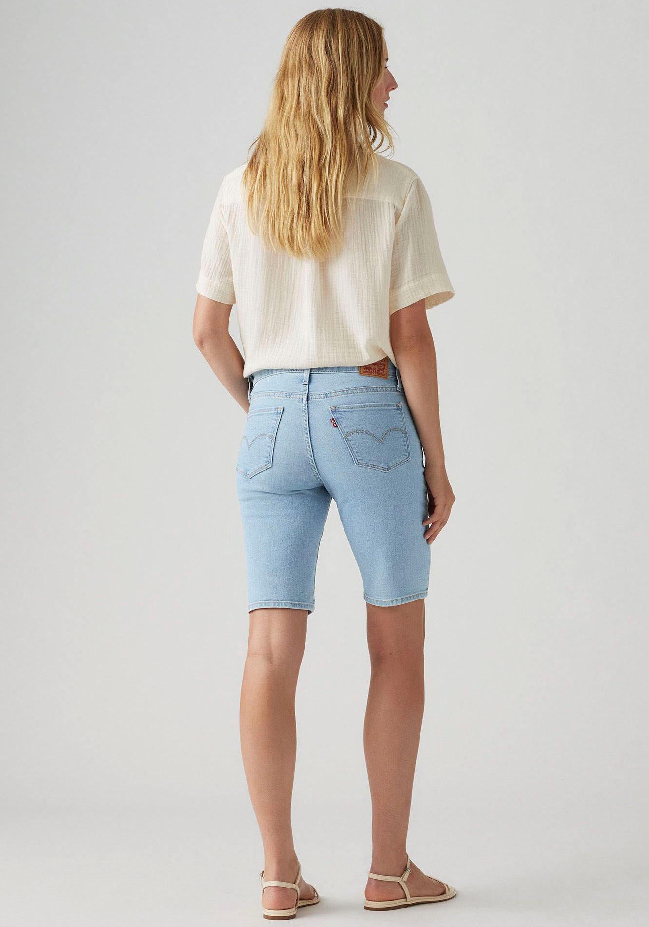 Levi's® Shorts SHAPING BERMUDA Sommerhose im Five-Pocket Style