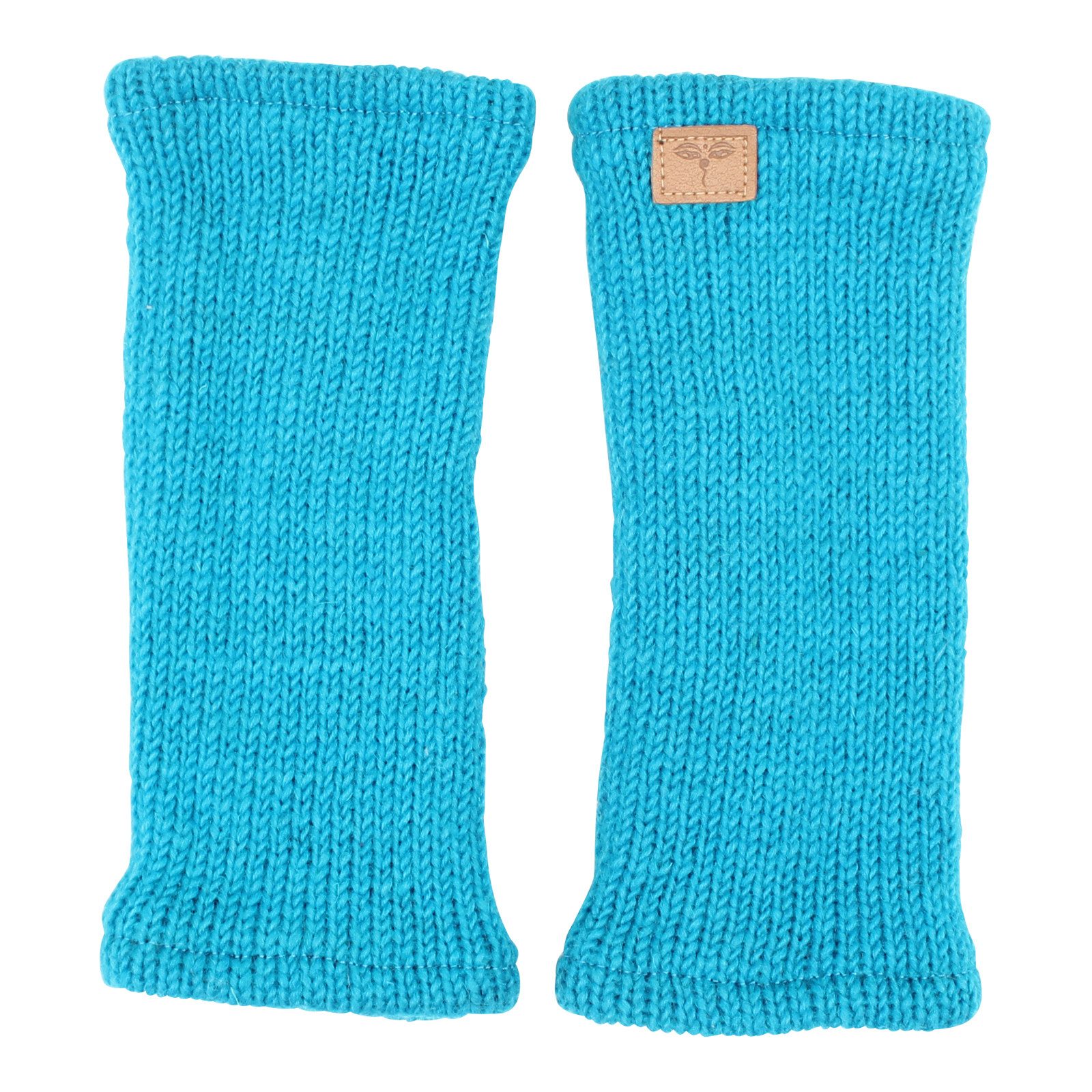 BUDDHA arts&more Armstulpen Pulswärmer Stulpen mit Daumenschlitz Handarbeit aus Nepal Handwärmer