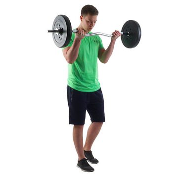 ScSPORTS® Hantelscheiben Set 30/31mm Kunststoff Gewichtsscheiben Gewichte