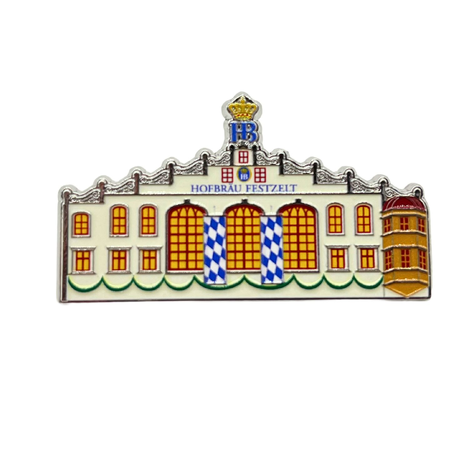 Hofbräuhaus München Anstecknadel Hofbräuhaus - Potbourri / Festzelt, aus Metall gefertigt, mit Anstecknadel