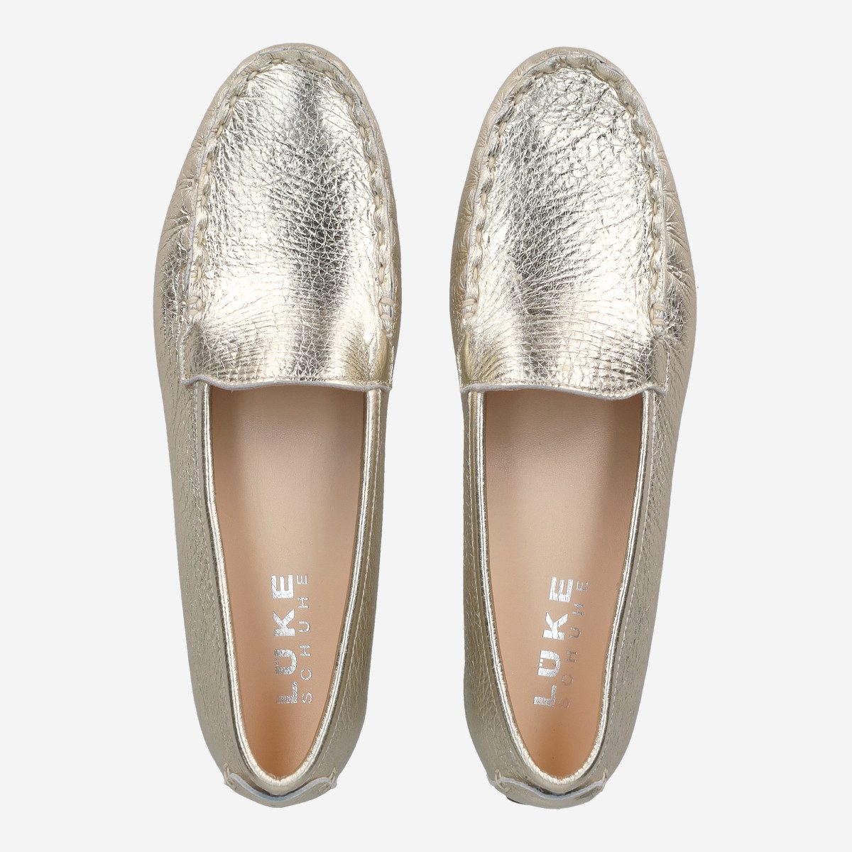 Lüke Schuhe Lüke Schuhe MOCASIN, Slipper & Mokassin, Gold, Damen Slipper