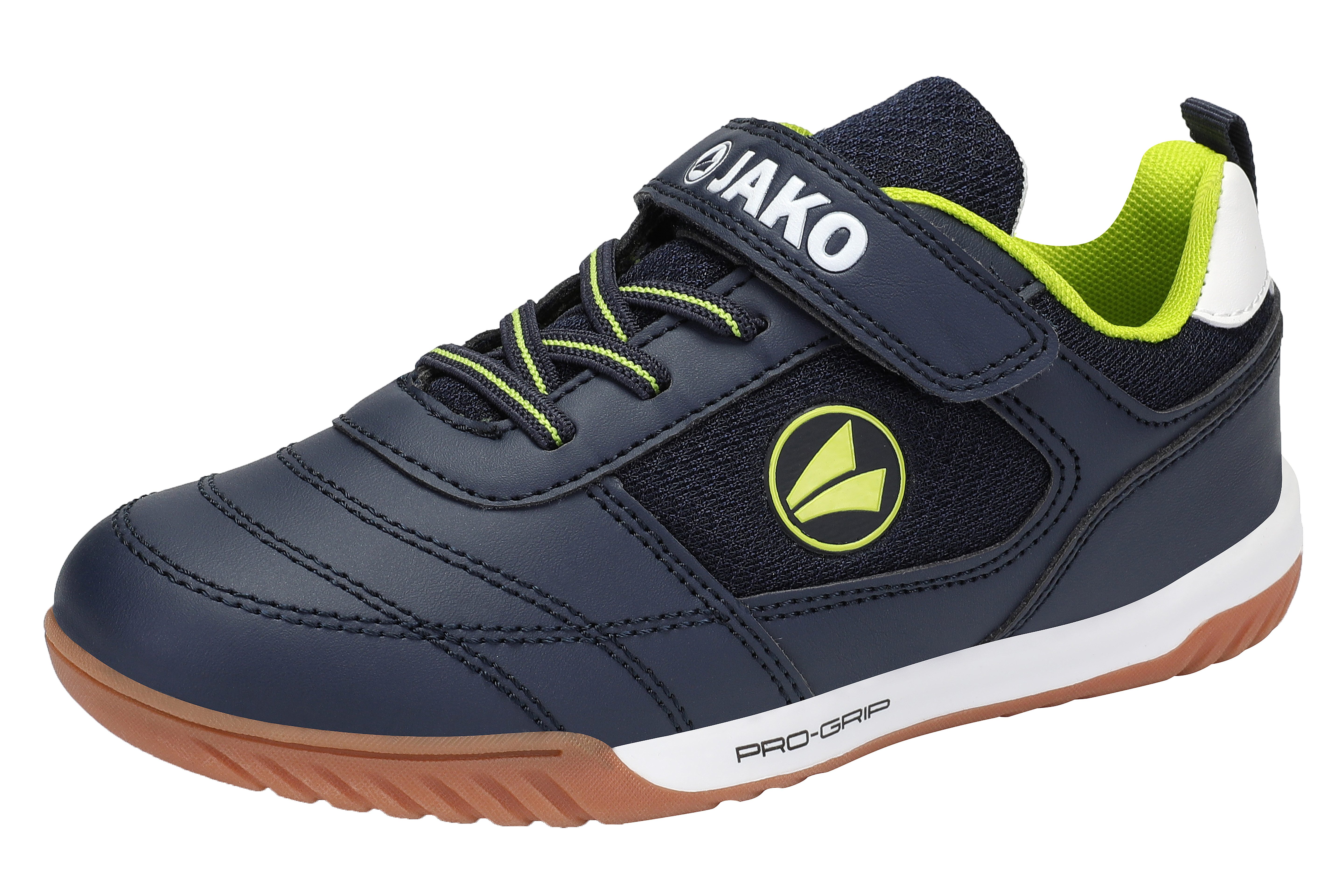 Jako J-SH Winger EV Sneaker Hallenschuh, für Kinder, Non-Marking, Klettverschluss