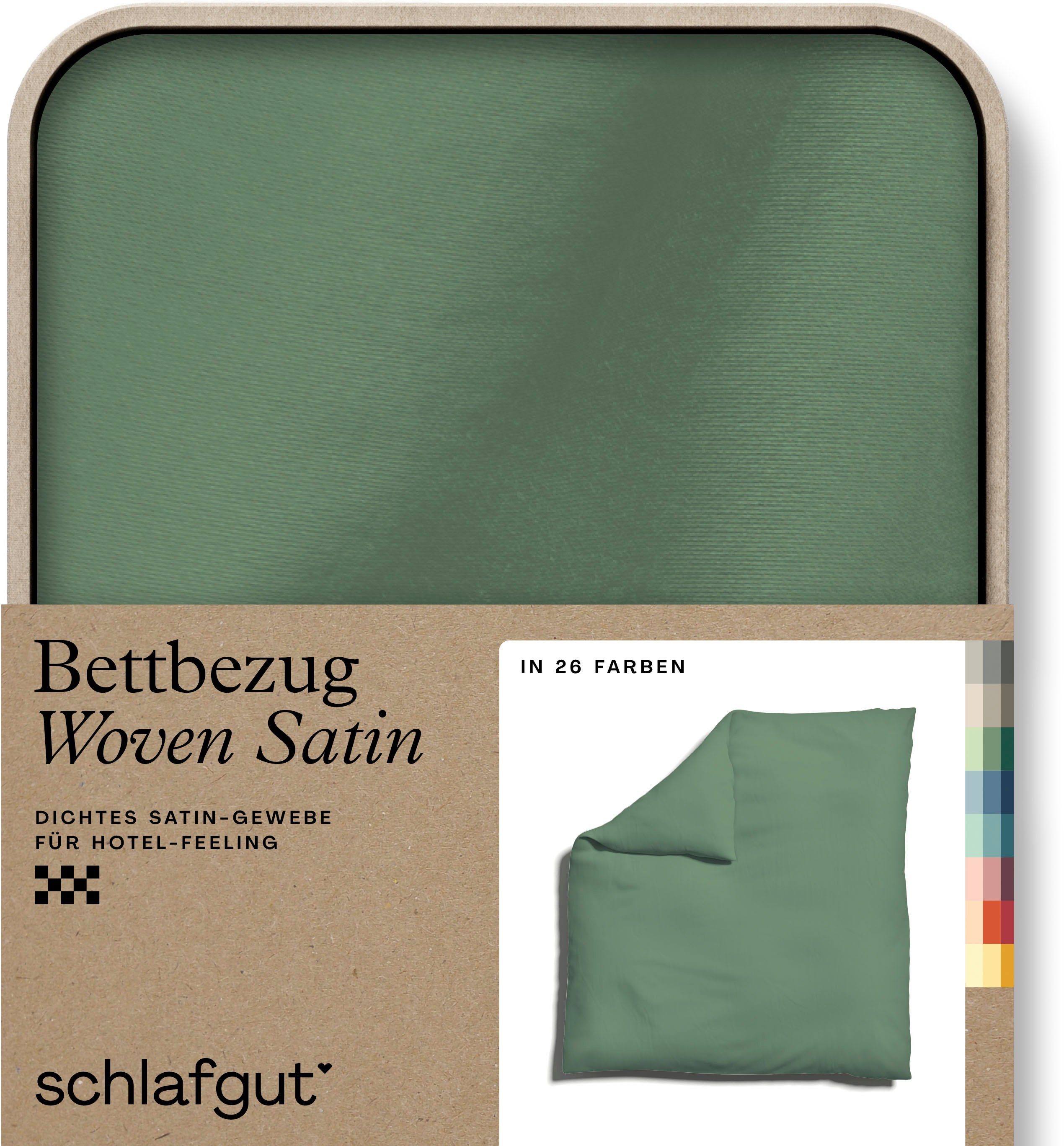 Schlafgut Bettbezug Woven Satin, (1 St), günstig online kaufen