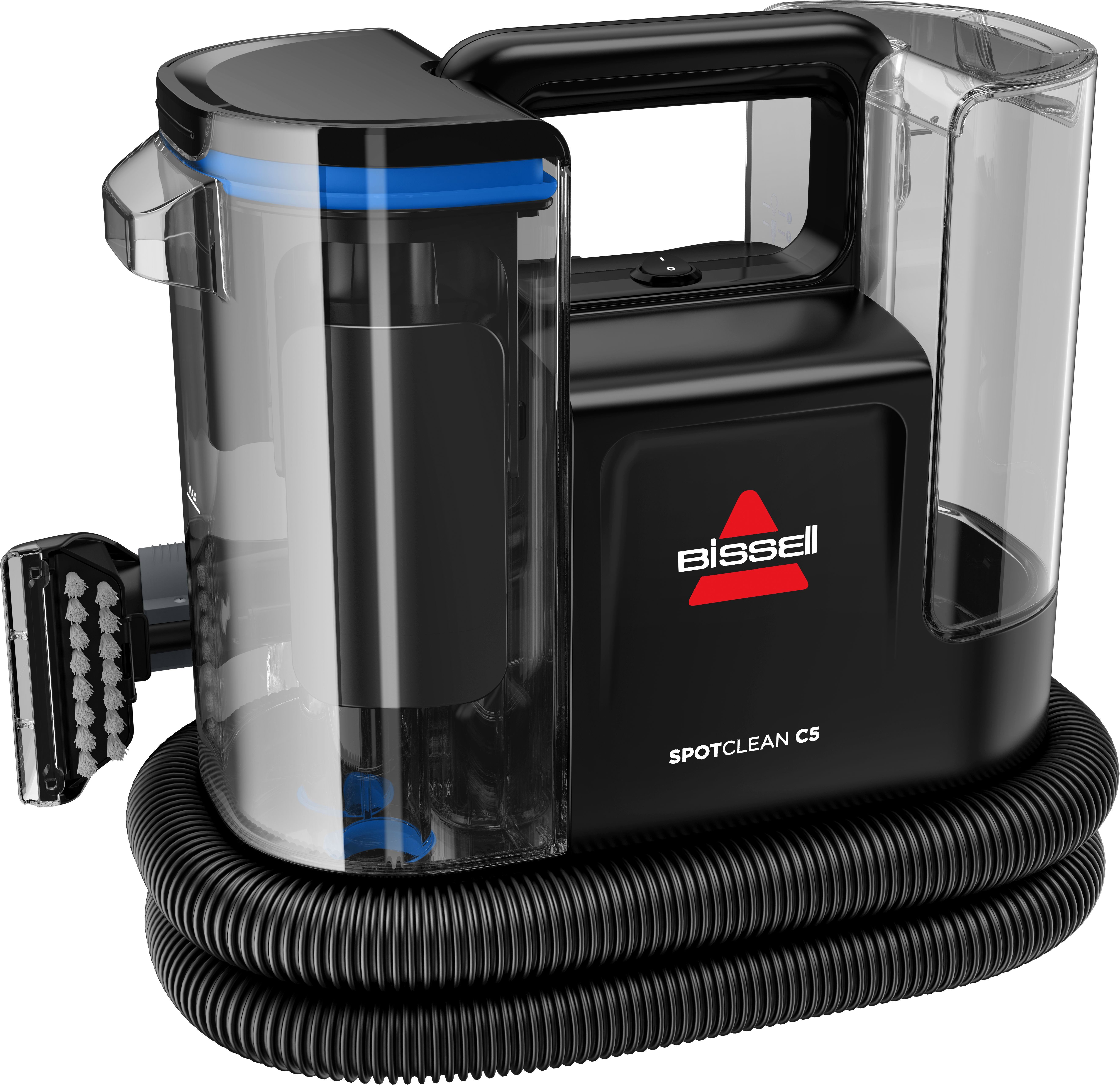 Bissell Wasch-Sauger 3928N, SpotClean C5 Select, leistungsstark, klein, Dual-Tank, 400 W, beutellos, >15kPa, Selbstreingung, reinigt Flecken auf Teppich, Polster, Autositz