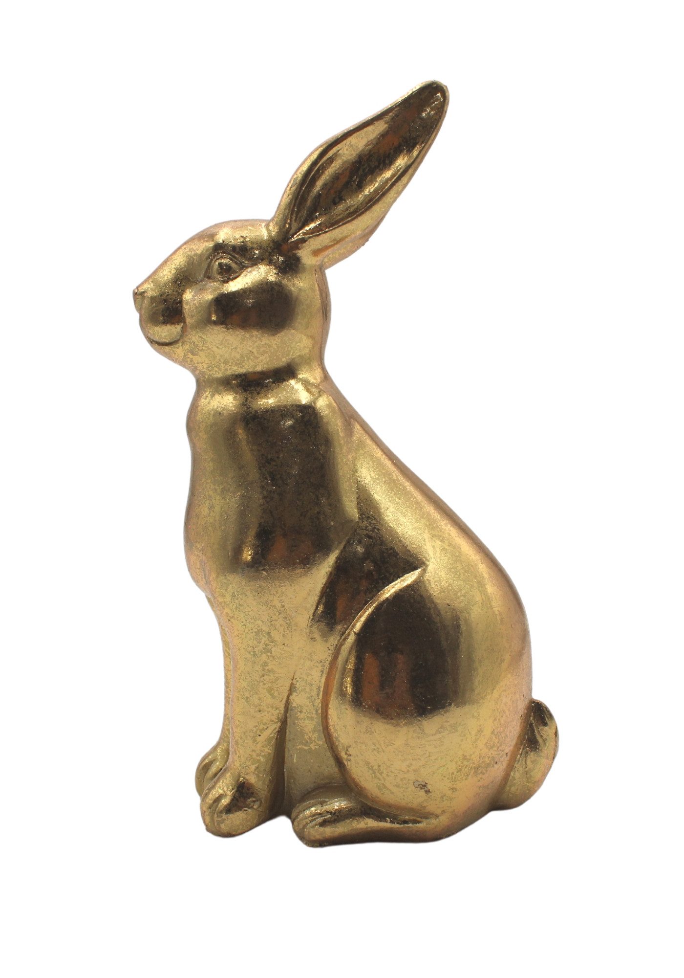 Dekohelden24 Dekofigur Osterhasen, Osterei in Gold, günstig online kaufen