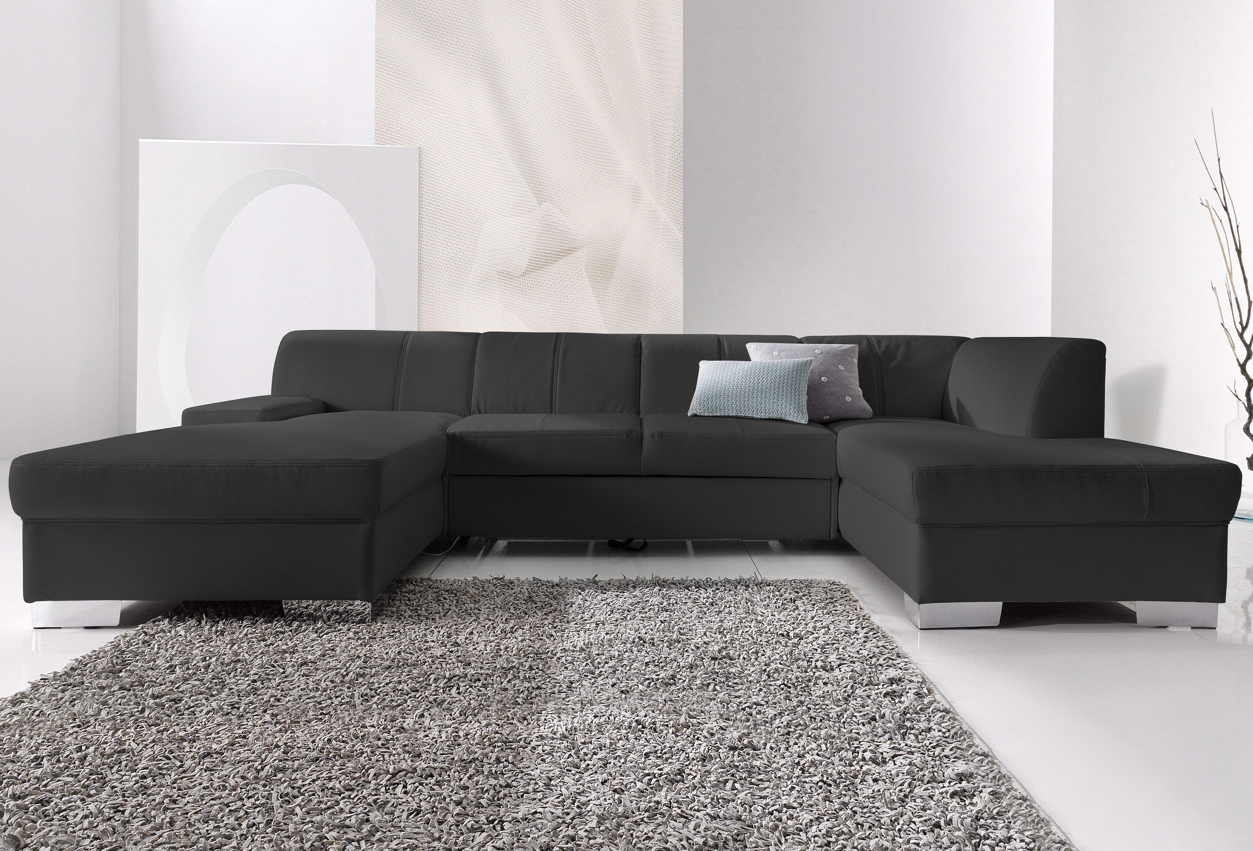 DOMO collection Wohnlandschaft "Star, zeitlose Formensprache, elegante Opti günstig online kaufen