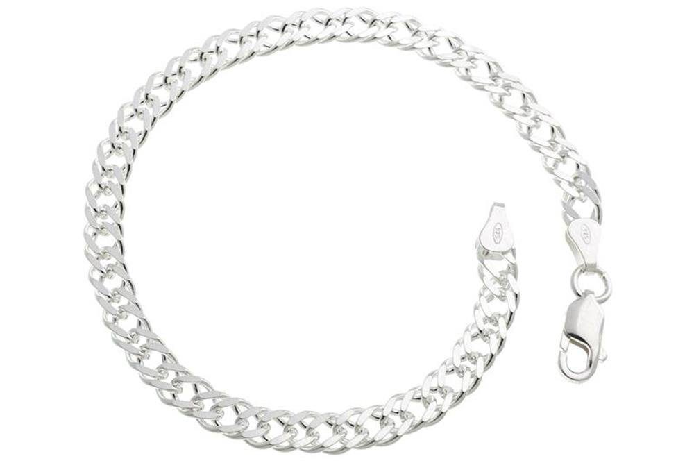 Silberkettenstore Silberarmband Zwillingspanzerkette Armband 5,5mm - günstig online kaufen