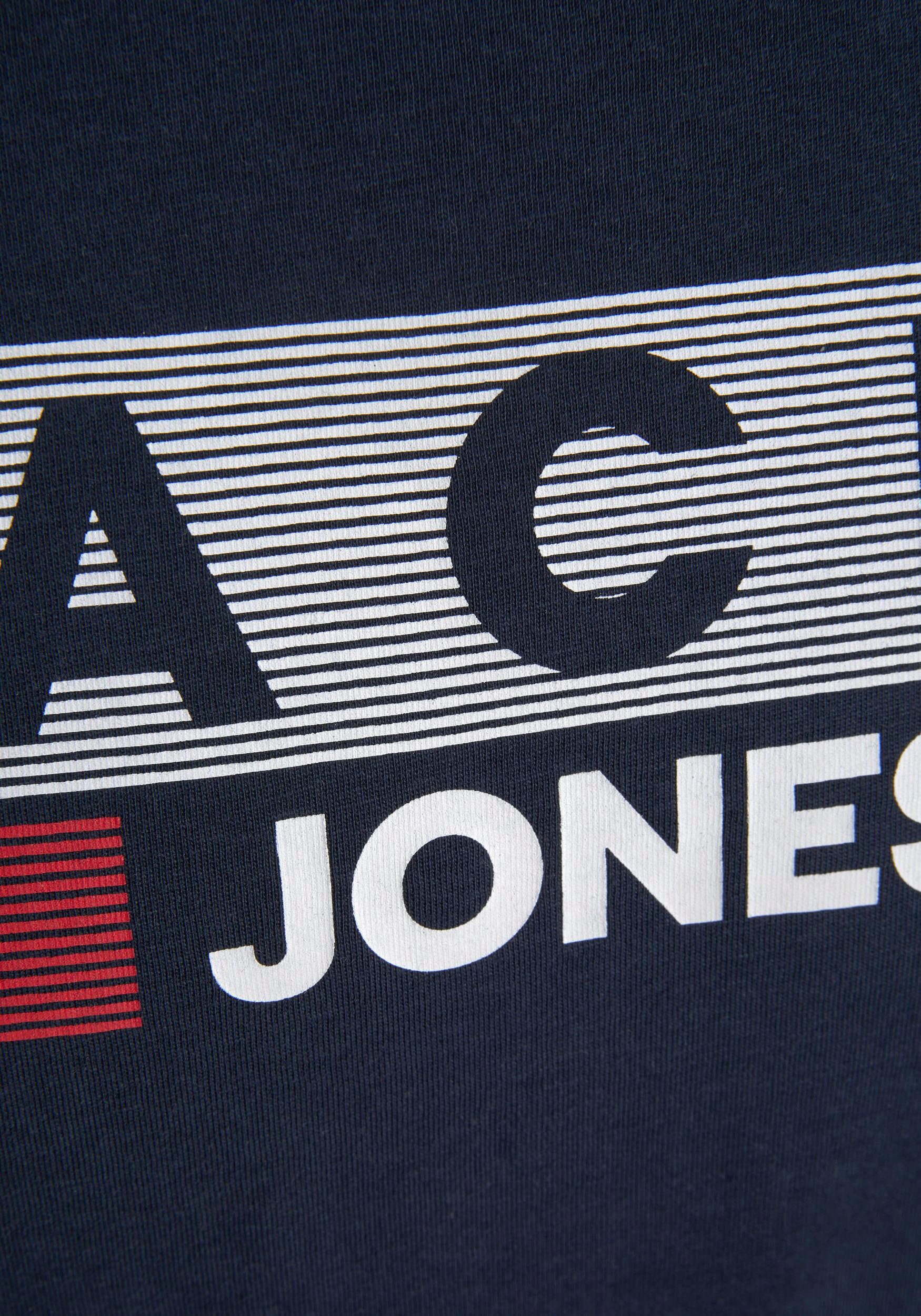 Jack & Jones PlusSize Rundhalsshirt JJECORP LOGO TEE SS O-NECK NOOS PLS Baumwolle, regular fit – Bild 3 von 5