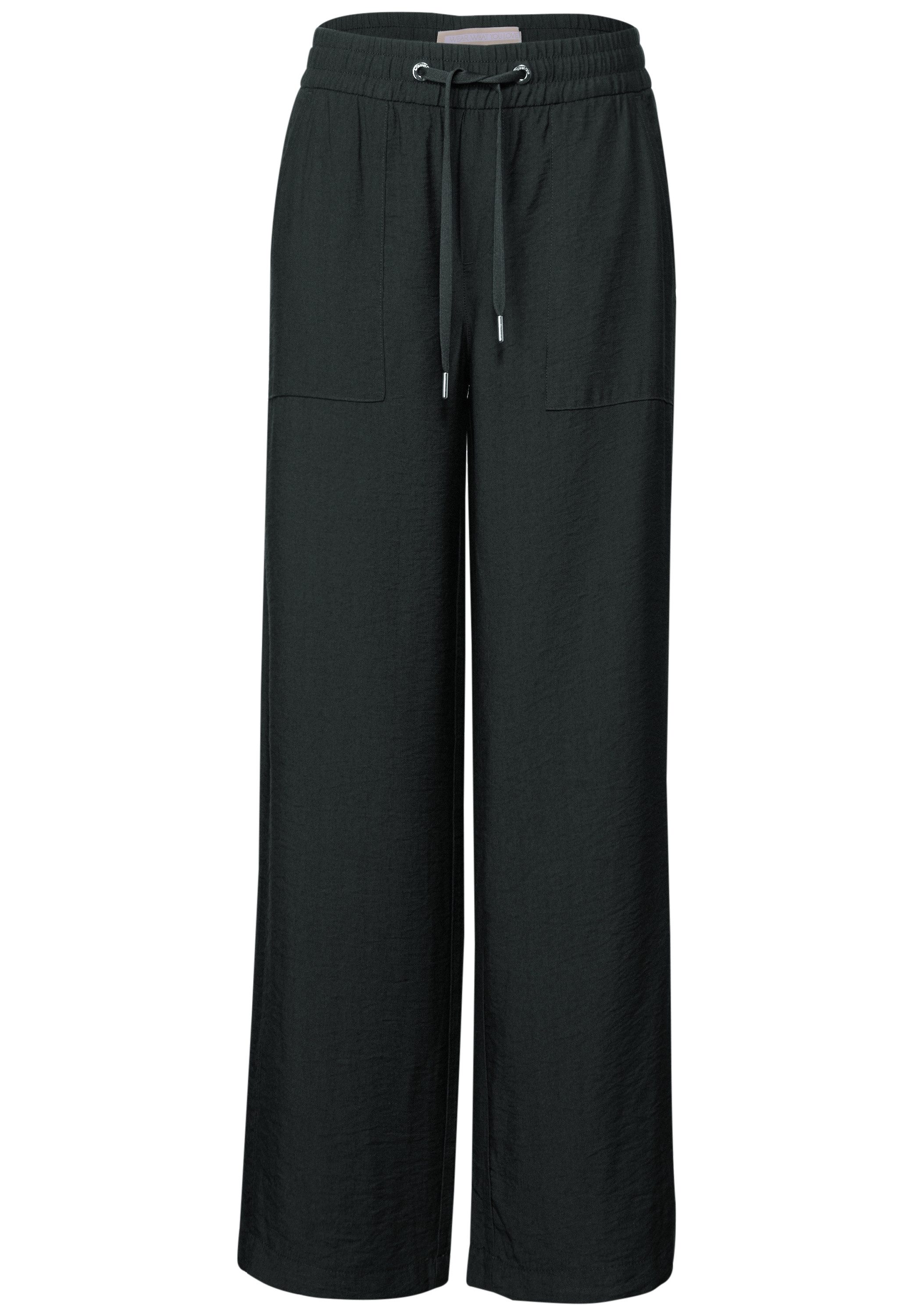 STREET ONE Schlupfhose Wide Leg Crepe Hose