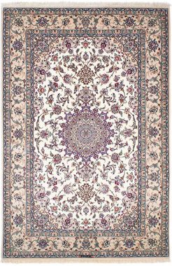 Orientteppich Perser - Isfahan - Premium - 228 x 151 cm - beige, morgenland, rechteckig, Höhe: 6 mm, Wohnzimmer, Handgeknüpft, Einzelstück mit Zertifikat