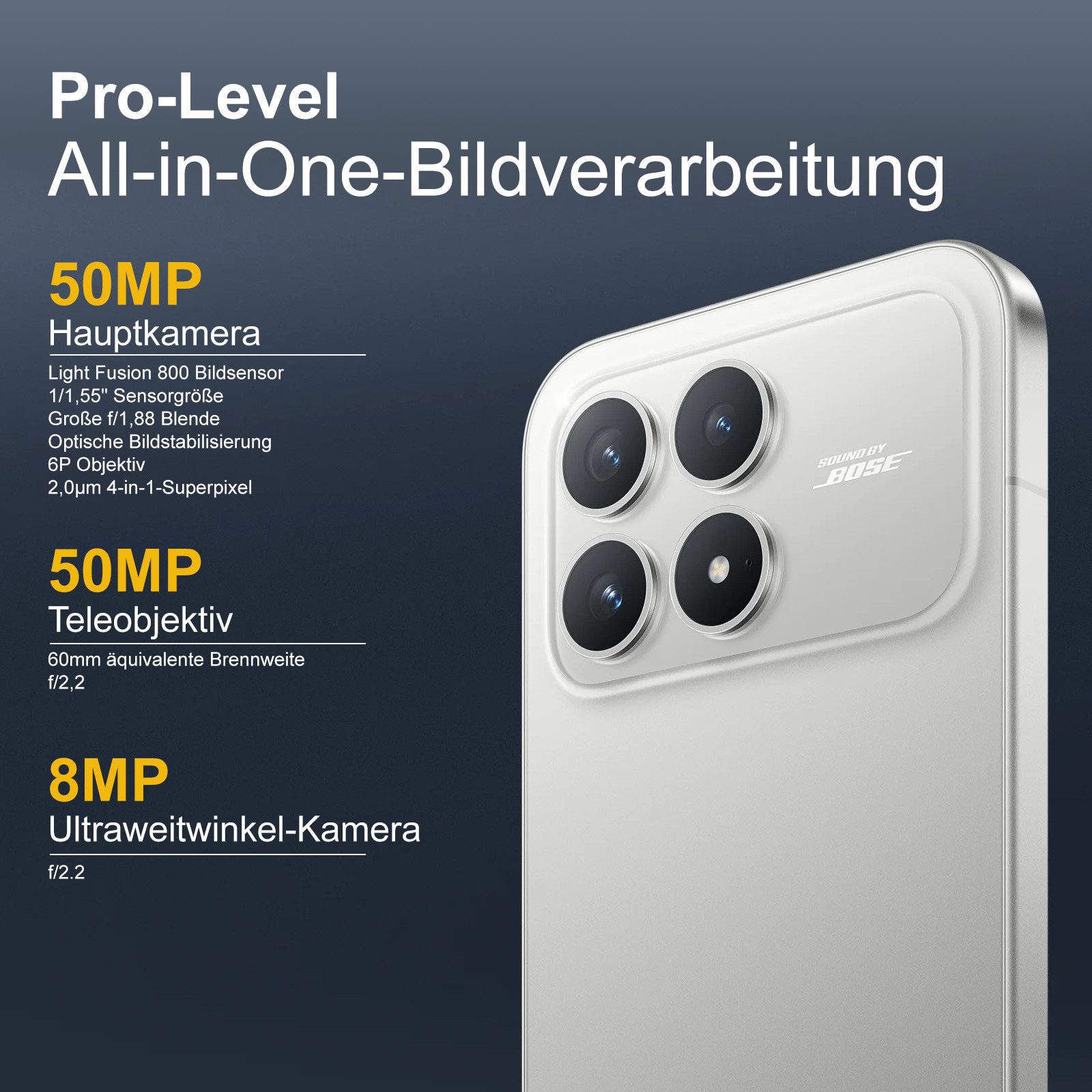 Xiaomi Xiaomi POCO F8 Pro 12G+512GB 6,59" 120Hz AMOLED Display Smartphone (6.59 Zoll, 512 GB Speicherplatz, 50 MP Kamera, 50MP Dreifachkamera mit OIS, 6210mAh Akku mit 100W HyperCharge, IP68)