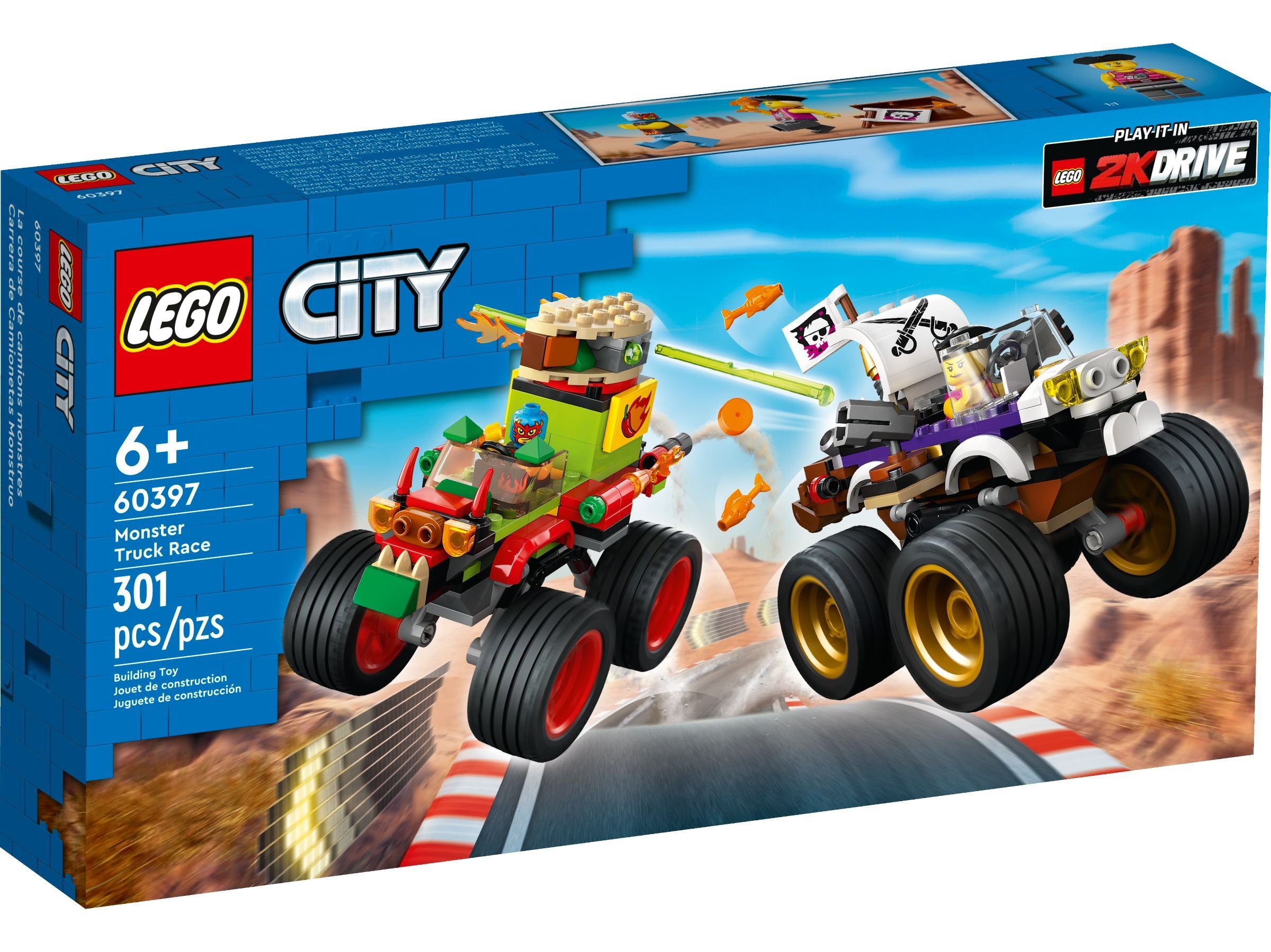 LEGO® City 60397 Monstertruck Kombiset Konstruktionsspielsteine