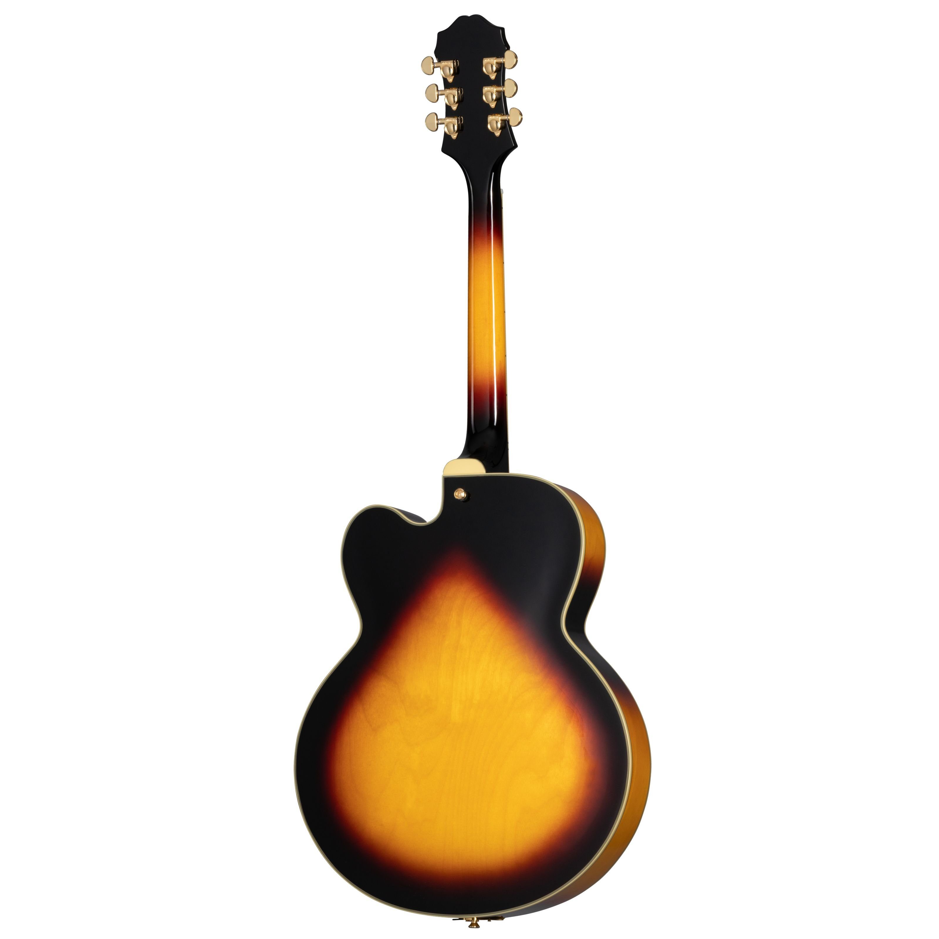 Epiphone Halbakustik-Gitarre, Halb-Akustik Gitarren, Hollow-Body Modelle, Broadway Vintage Sunburst - Halbakustik Gitarre