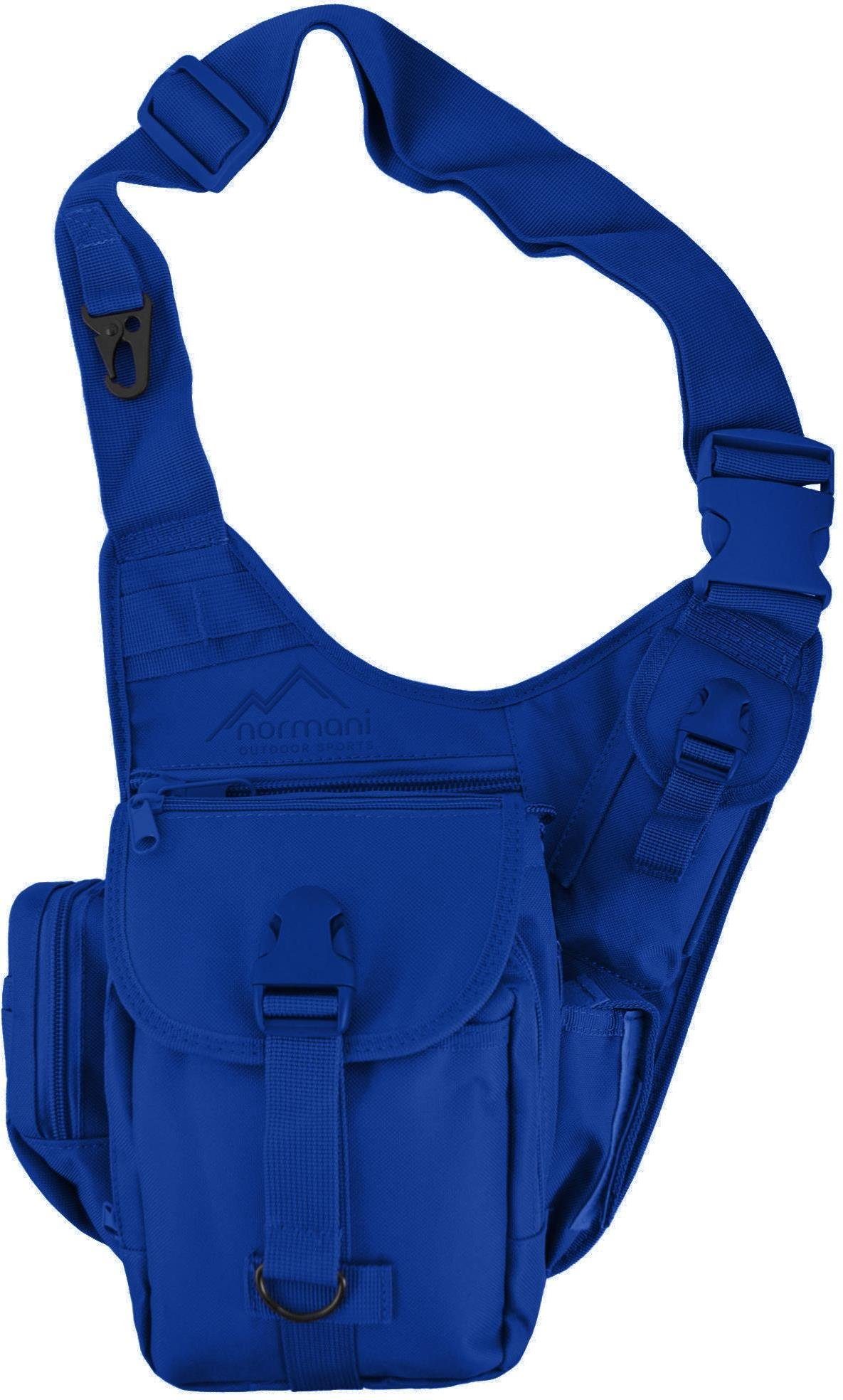 normani Schultertasche Schulter-Umhängetasche SlingFit, Multifunktions Schultertasche Umhängetasche Brusttasche Sling Bag Crossbody Rucksack Blau | Schultertaschen