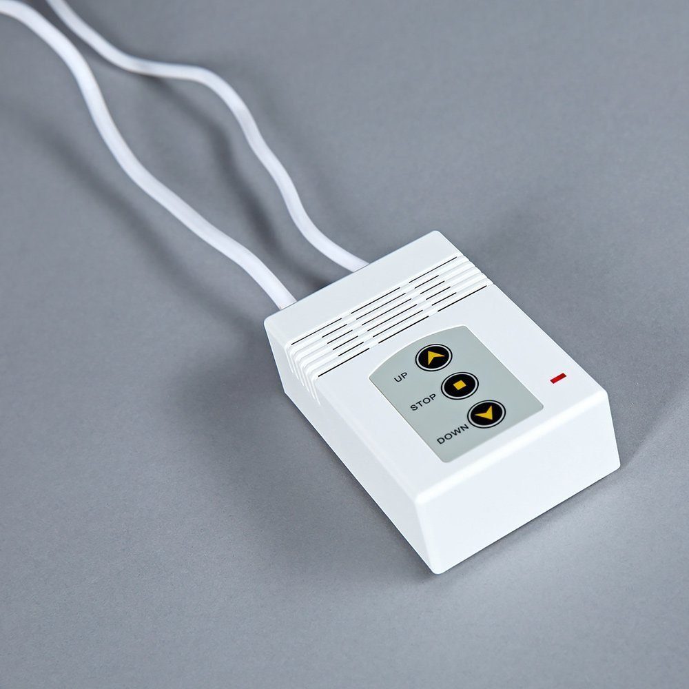 Melko Leinwand Beamerleinwand Motor HDTV Präsentationswand Kinoleinwand HD Motorleinwand (Schweres 3-Schicht Gewebetuch ca.500 g/m)