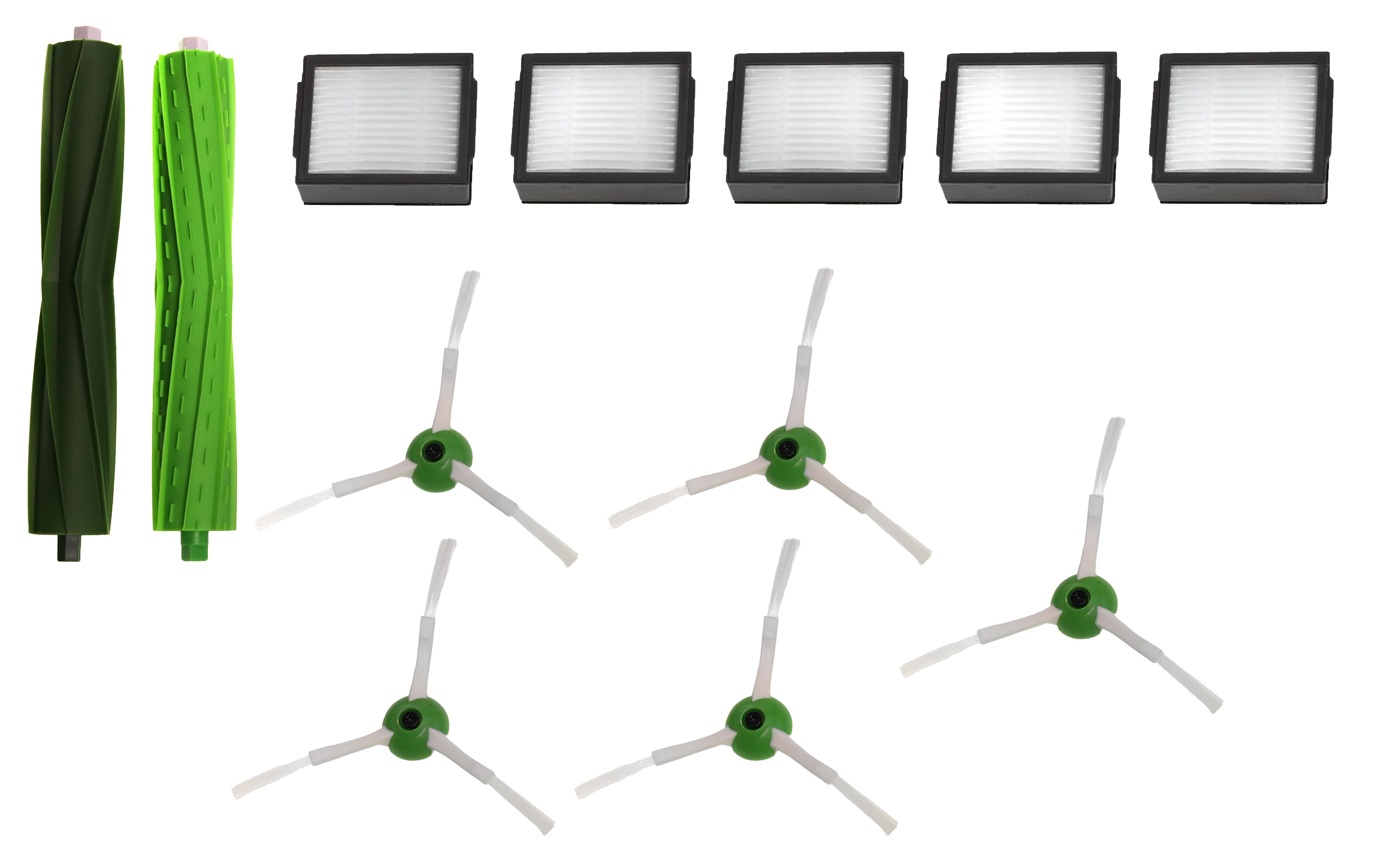 EUROPART Ersatzfilter EUROPART 10037388 Zubehörset wie iRobot 4624878 für Roomba Saugroboter