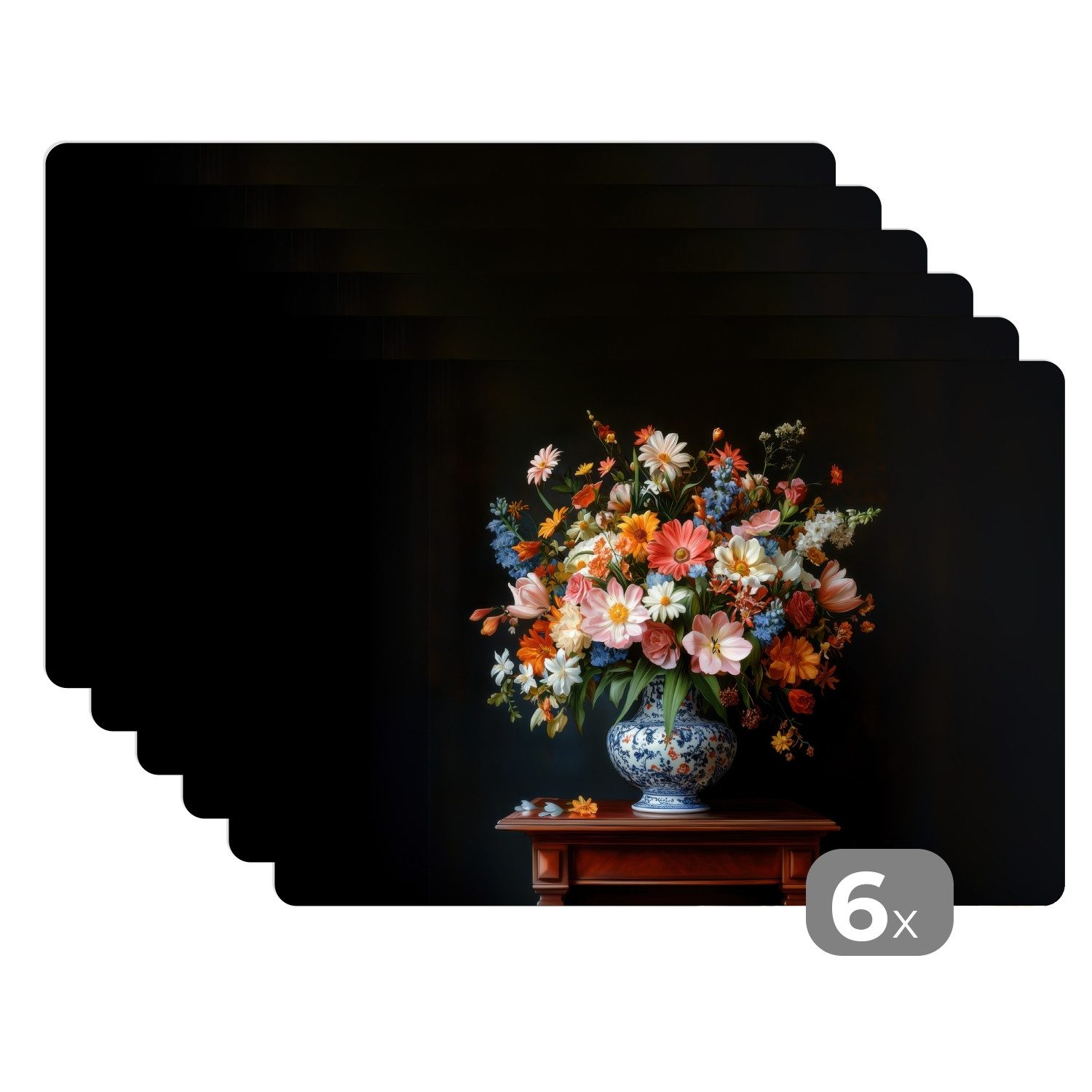 MuchoWow Platzset Blumenstrauß - Rosa - günstig online kaufen